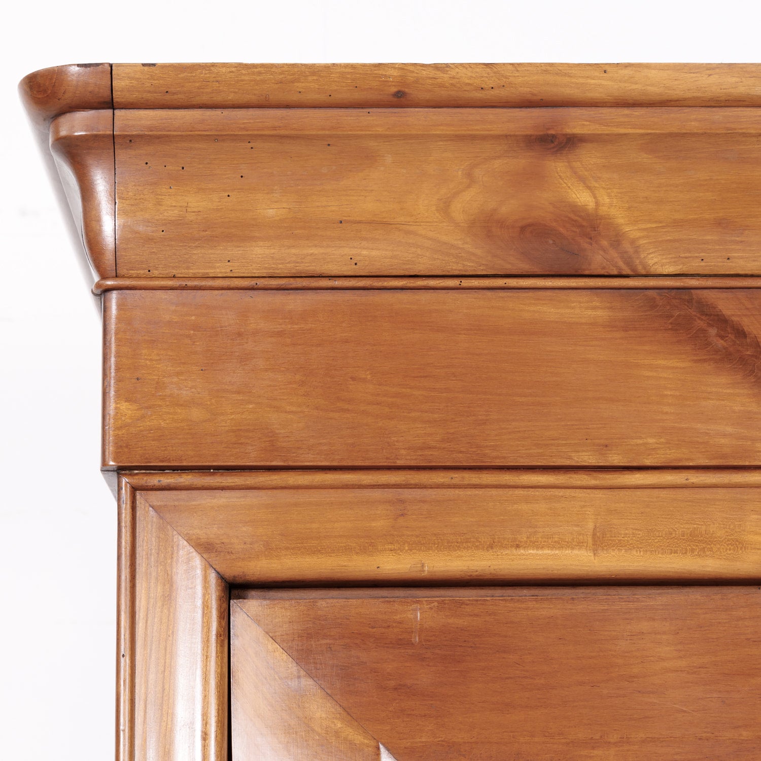 19th Century French Louis Philippe Style Solid Cherry Bonnetiere