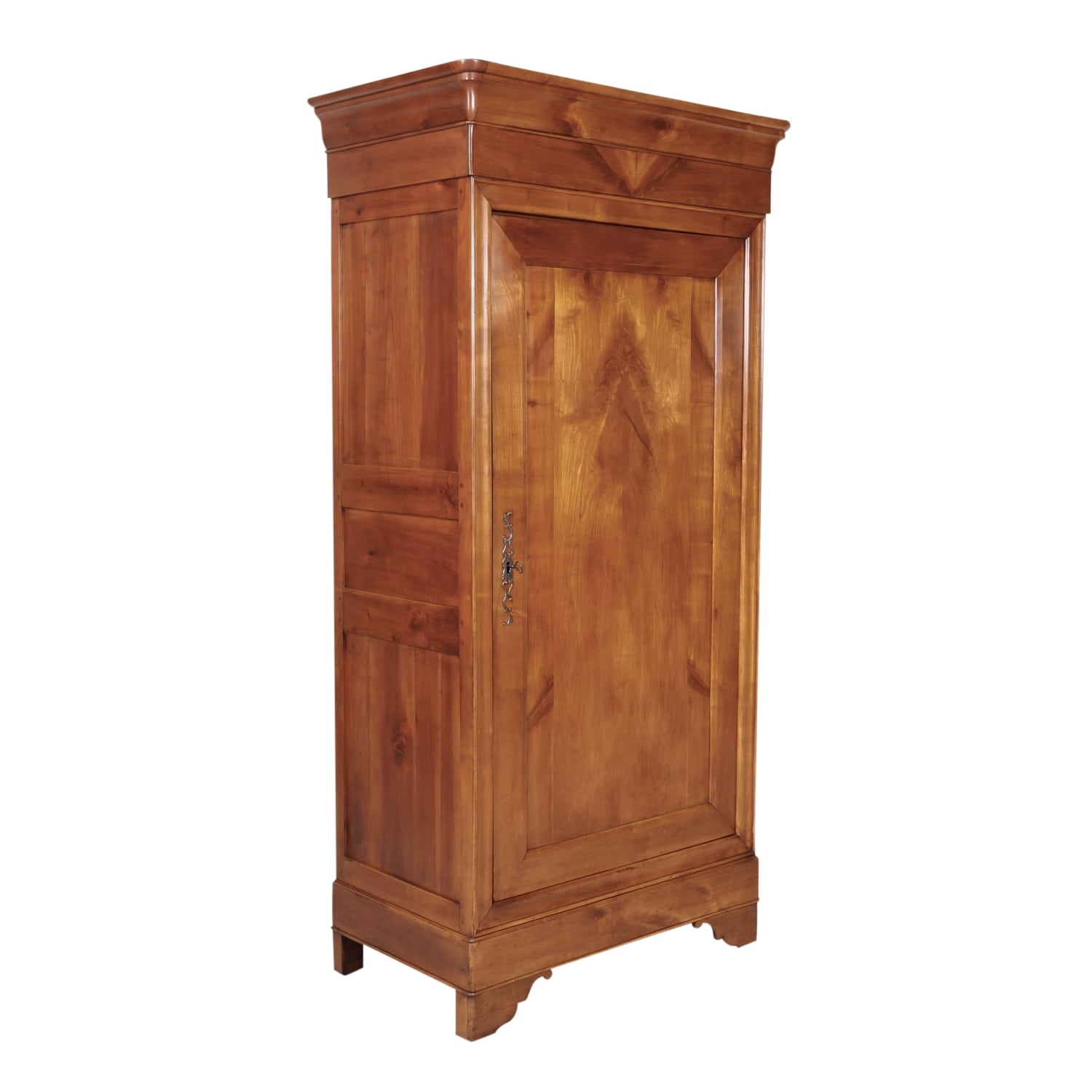 19th Century French Louis Philippe Style Solid Cherry Bonnetiere