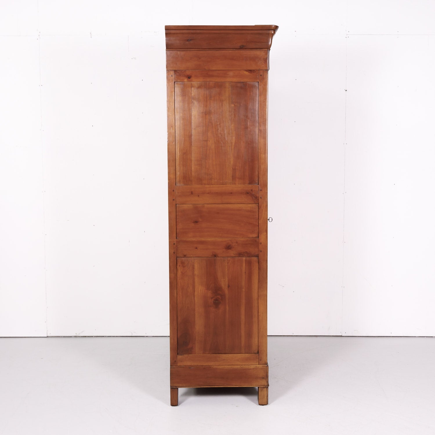 19th Century French Louis Philippe Style Solid Cherry Bonnetiere