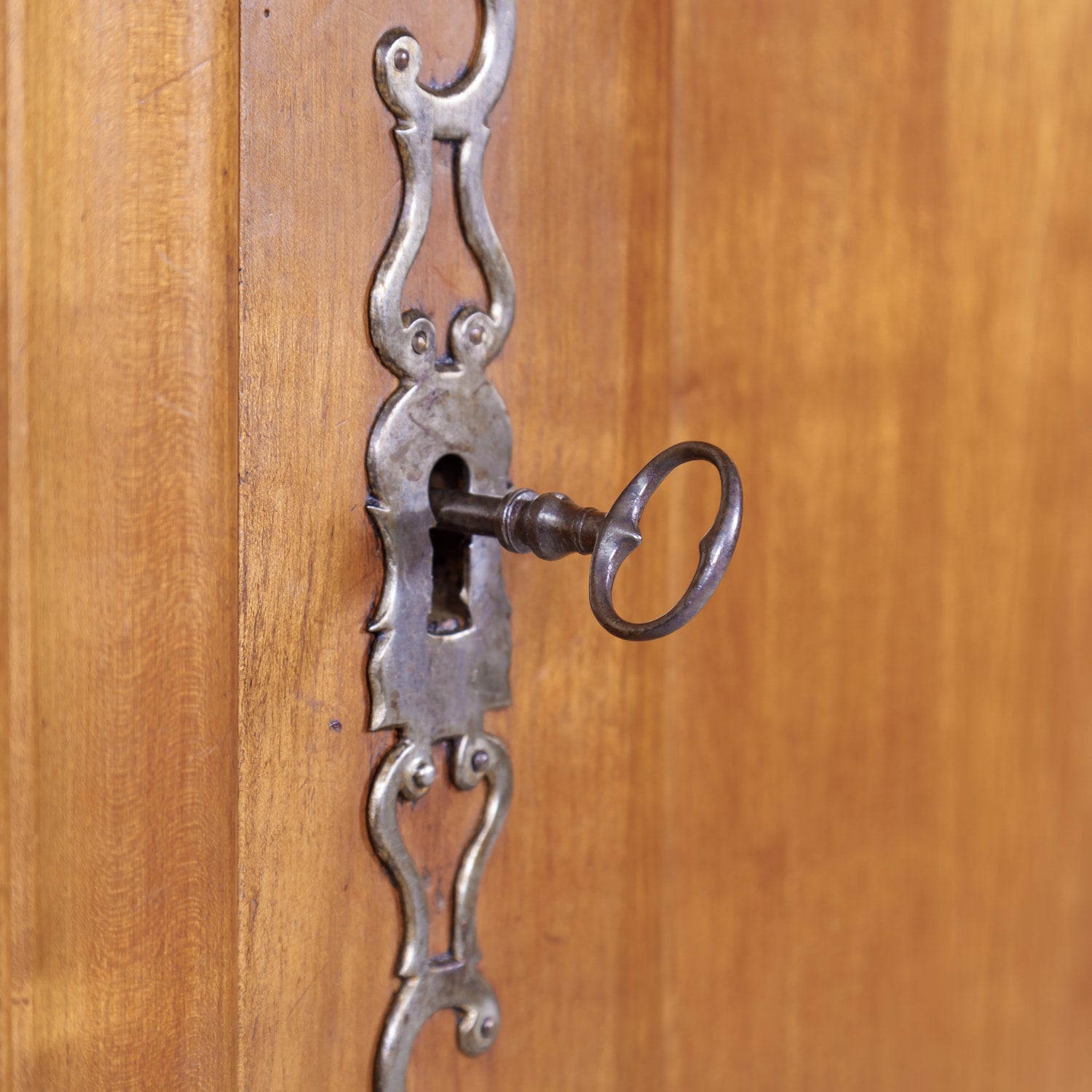 19th Century French Louis Philippe Style Solid Cherry Bonnetiere