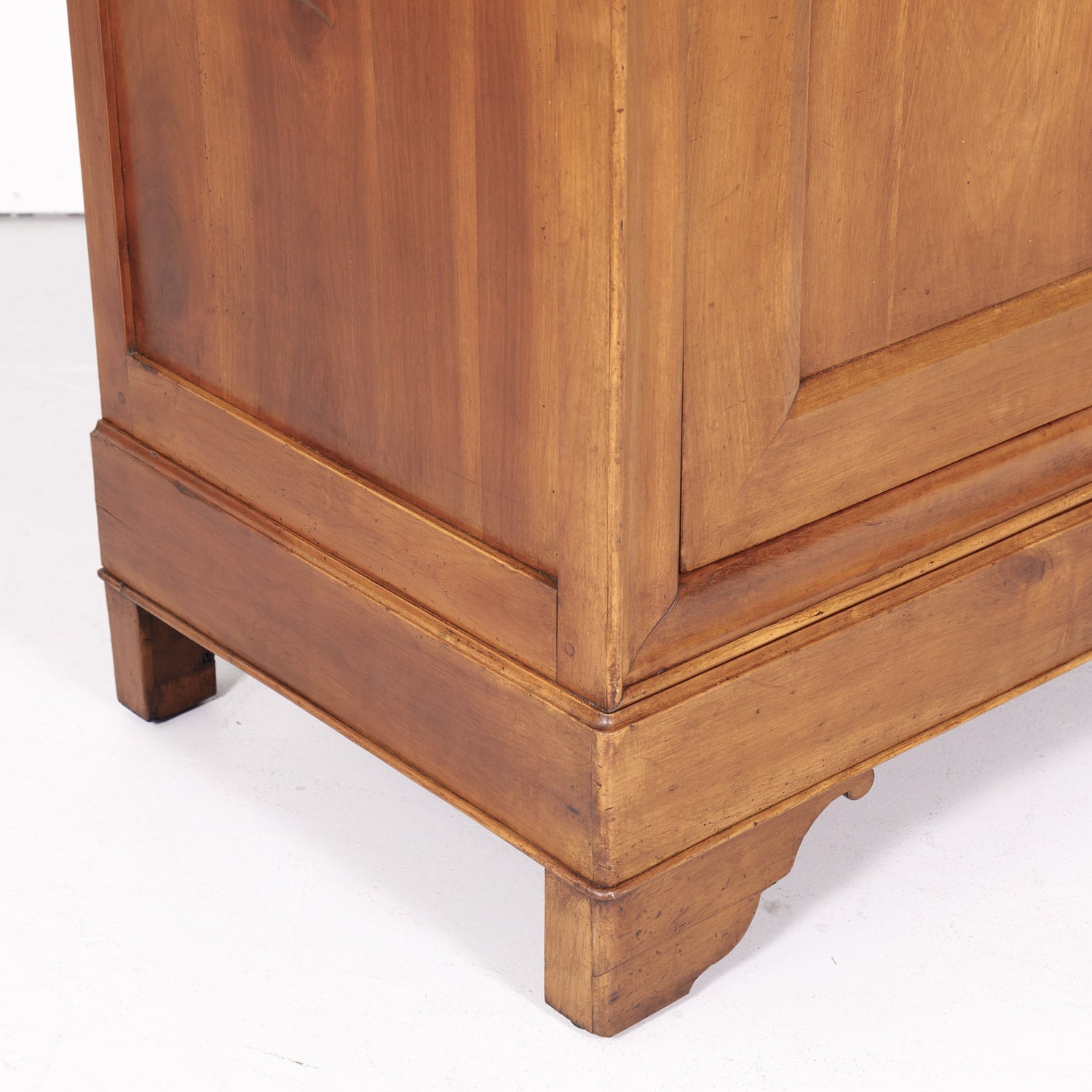 19th Century French Louis Philippe Style Solid Cherry Bonnetiere