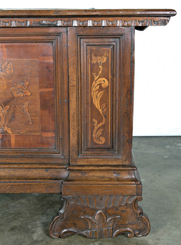 Late 17th Century Italian Cassone or Trunk with Inlays ​
