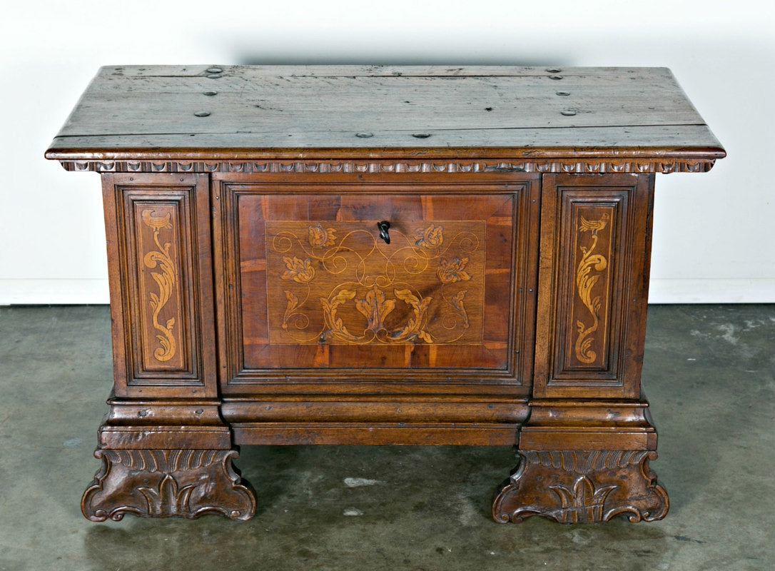 Late 17th Century Italian Cassone or Trunk with Inlays ​