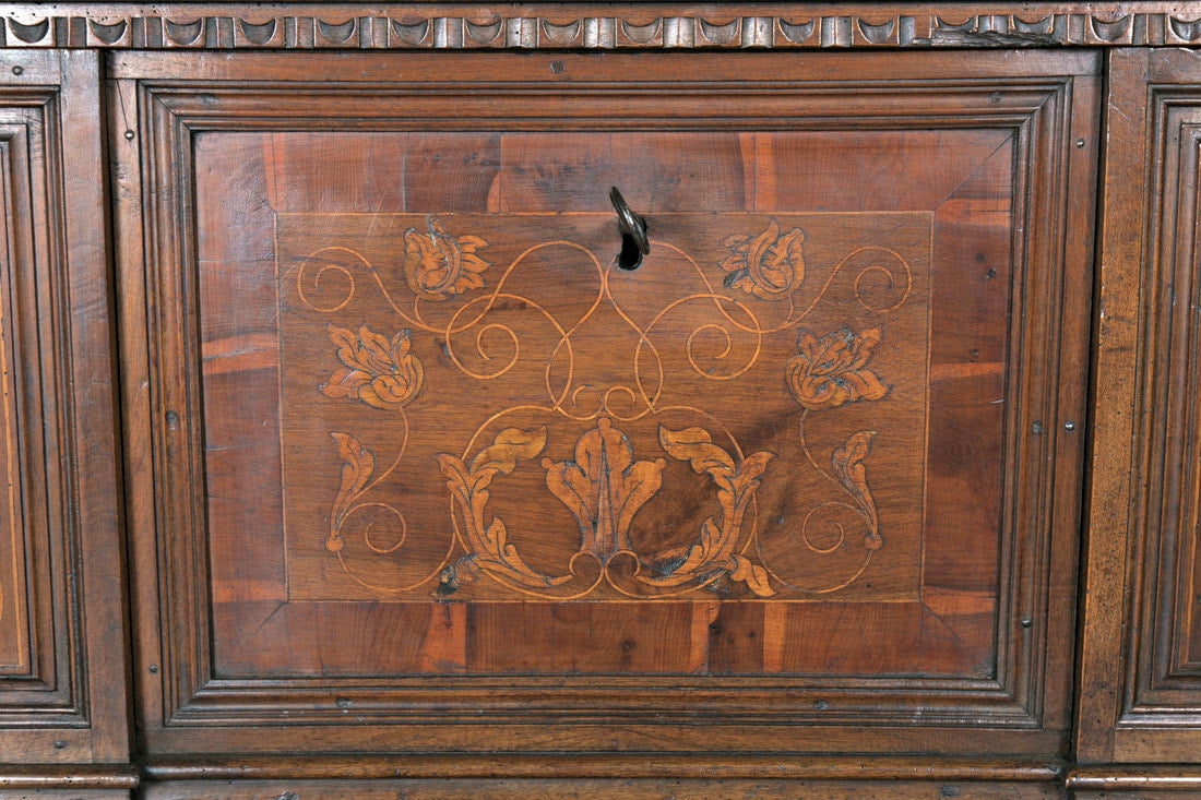 Late 17th Century Italian Cassone or Trunk with Inlays ​