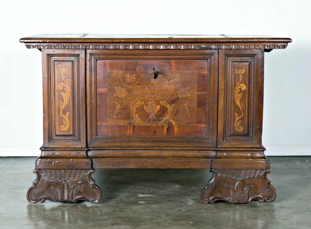 Late 17th Century Italian Cassone or Trunk with Inlays ​