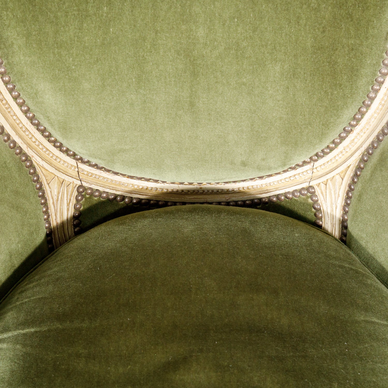 Early 19th Century Louis XVI Style Painted Bergère Armchair