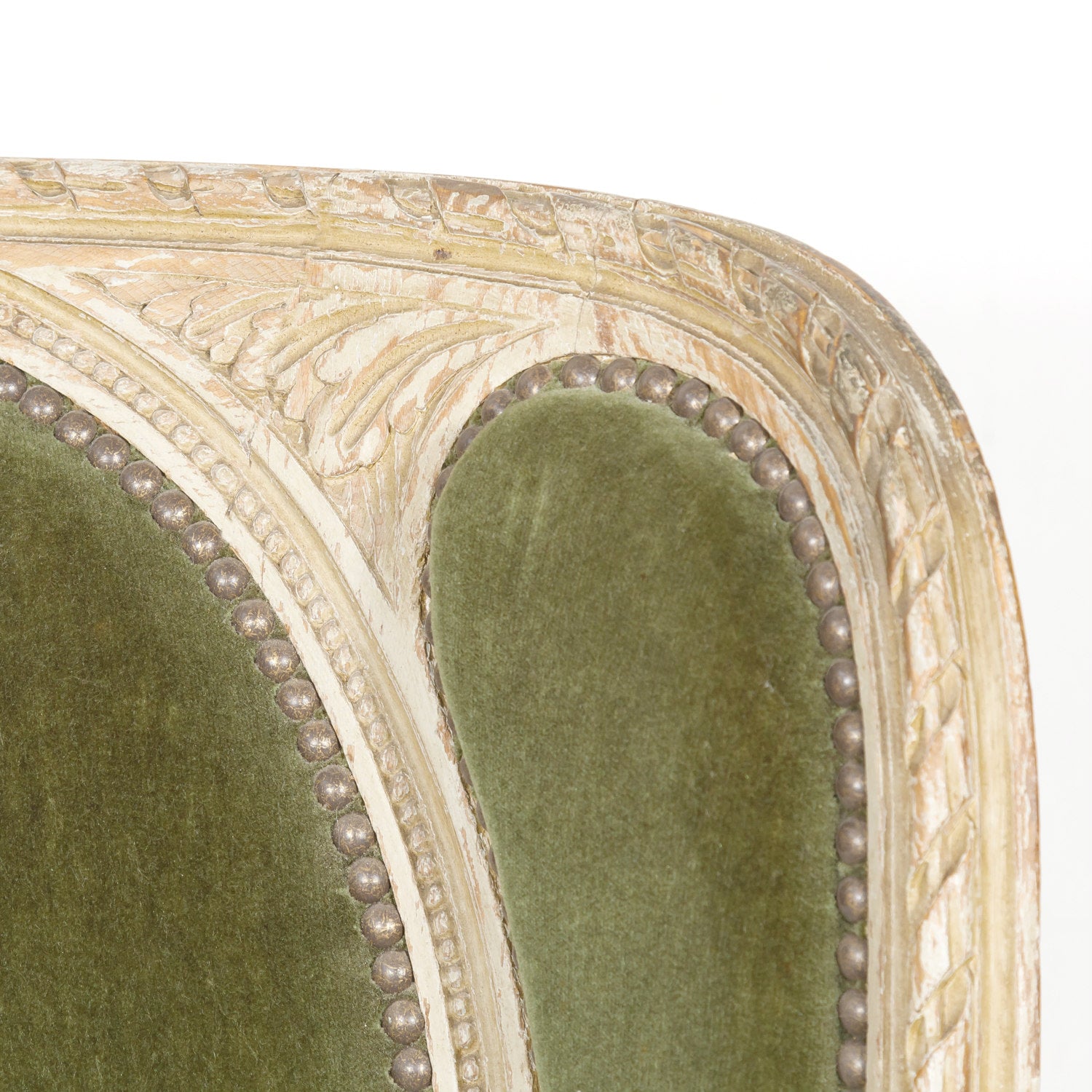 Early 19th Century Louis XVI Style Painted Bergère Armchair