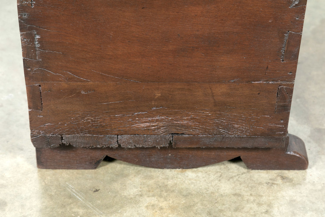 Early 18th Century Spanish Carved Oak Gothic Style Coffer or Chest