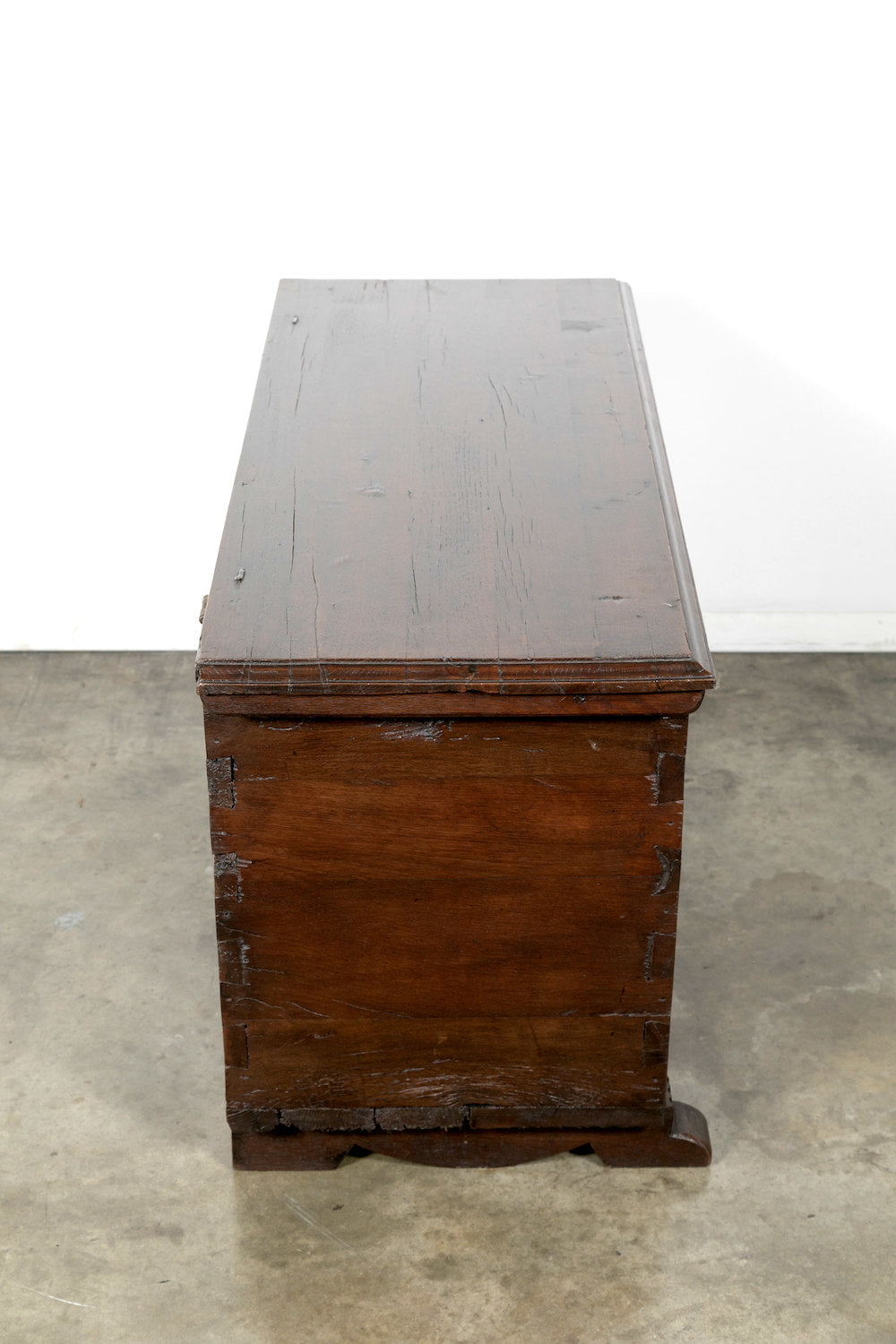 Early 18th Century Spanish Carved Oak Gothic Style Coffer or Chest