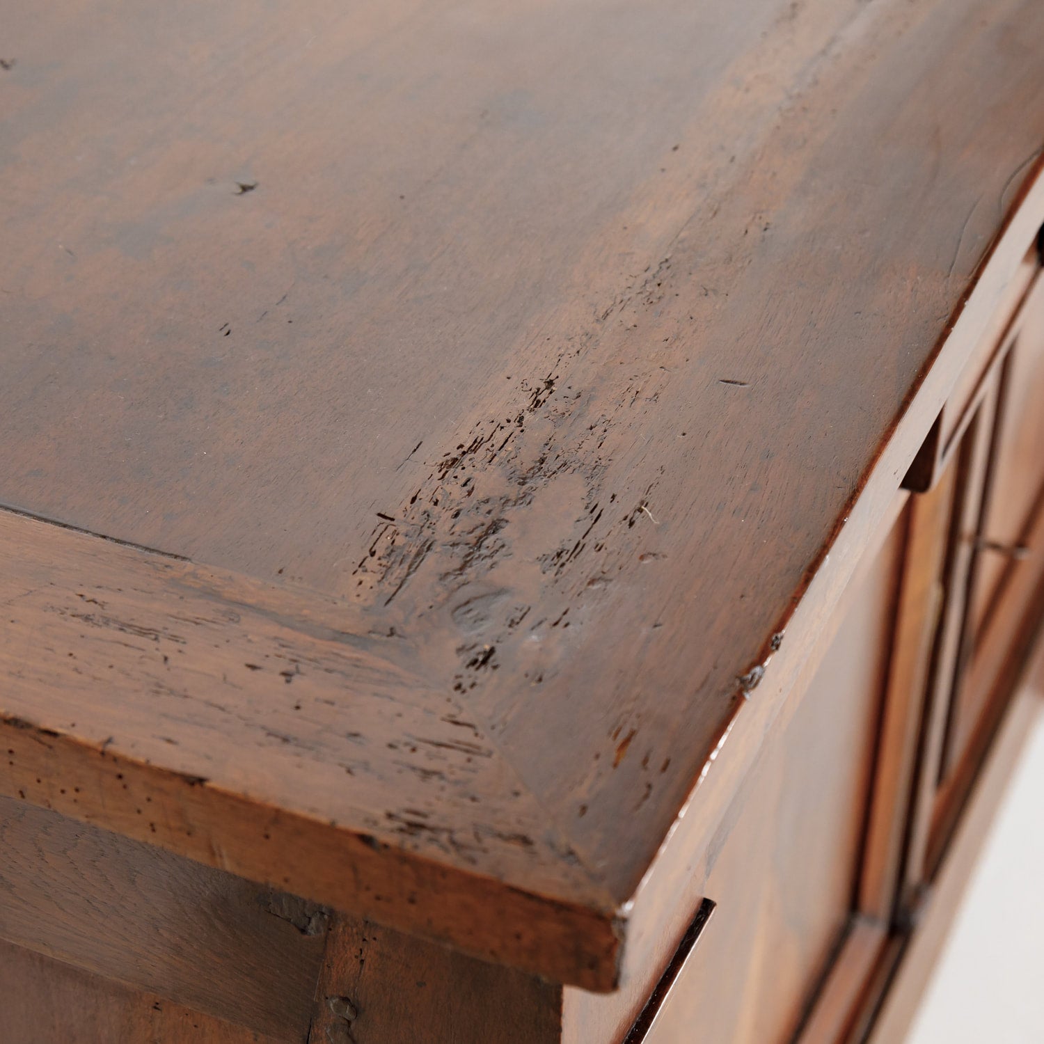 18th Century French Directoire Period Walnut Lyonnaise Enfilade Buffet