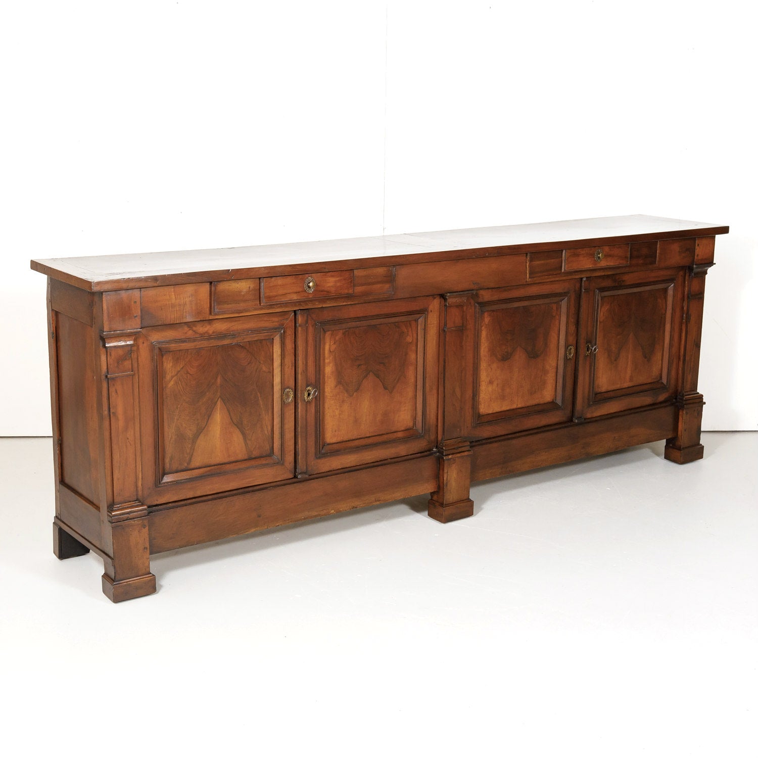 18th Century French Directoire Period Walnut Lyonnaise Enfilade Buffet