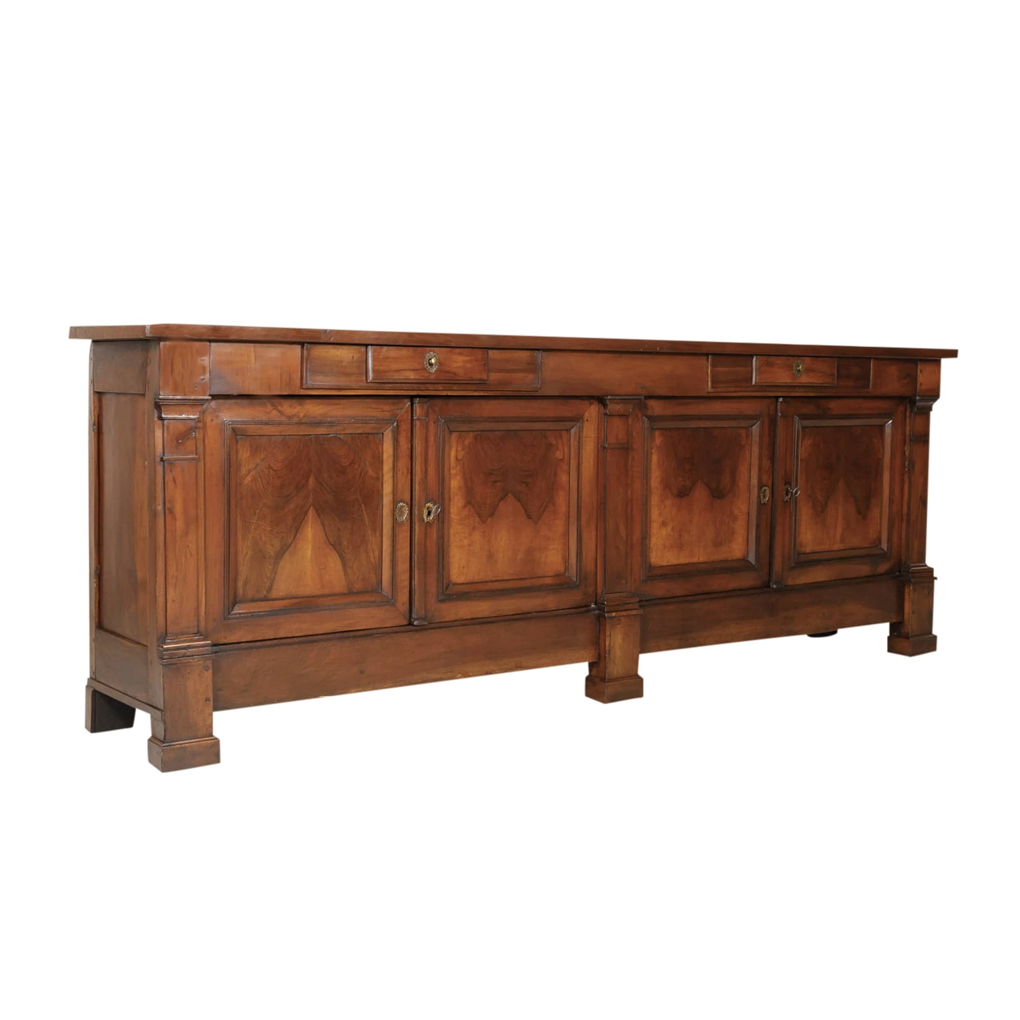 18th Century French Directoire Period Walnut Lyonnaise Enfilade Buffet