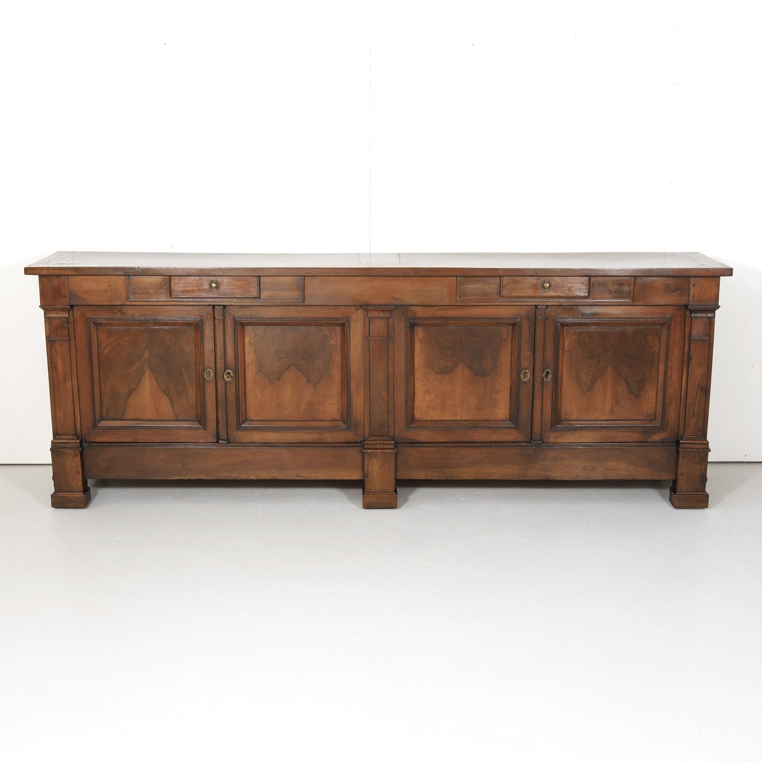 18th Century French Directoire Period Walnut Lyonnaise Enfilade Buffet