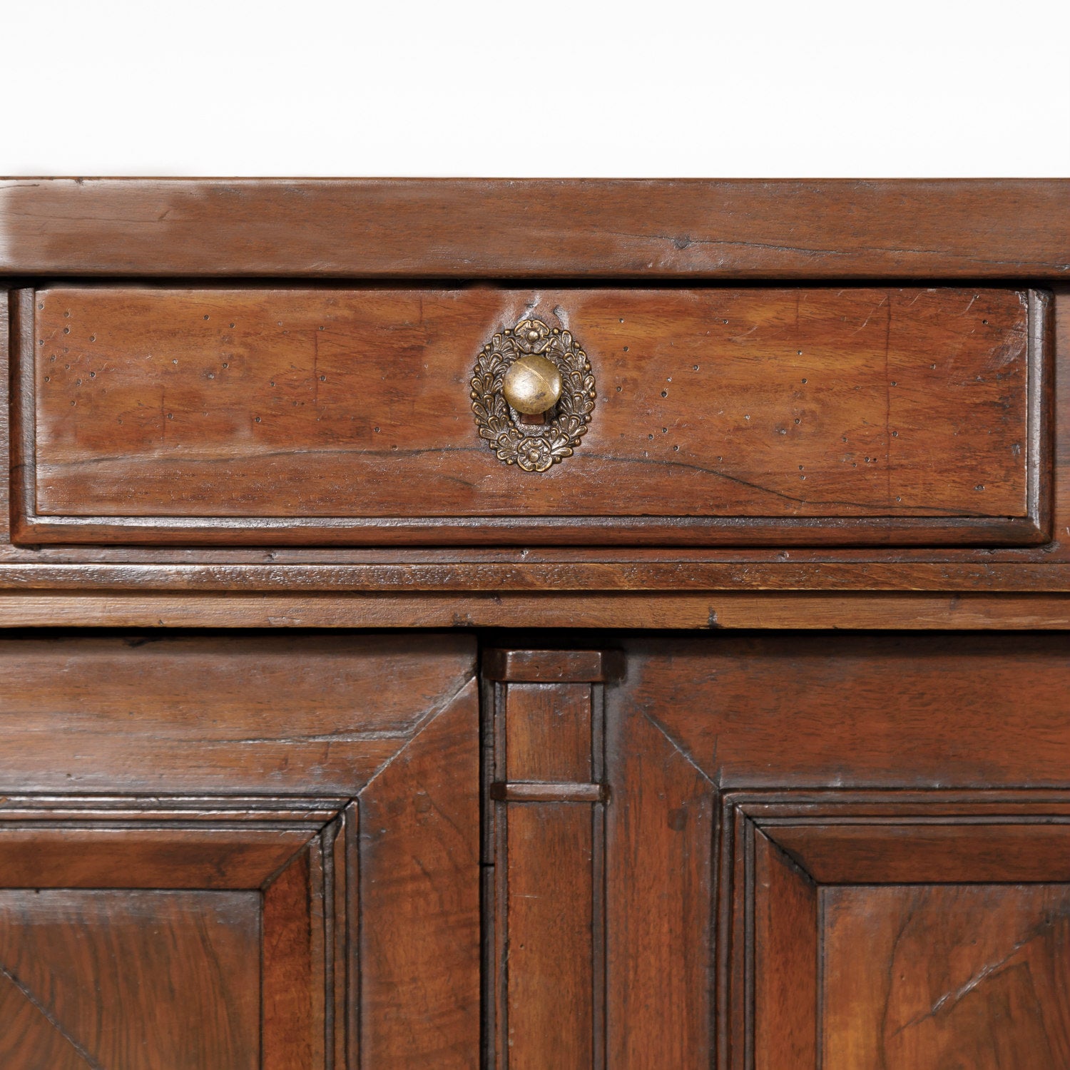 18th Century French Directoire Period Walnut Lyonnaise Enfilade Buffet