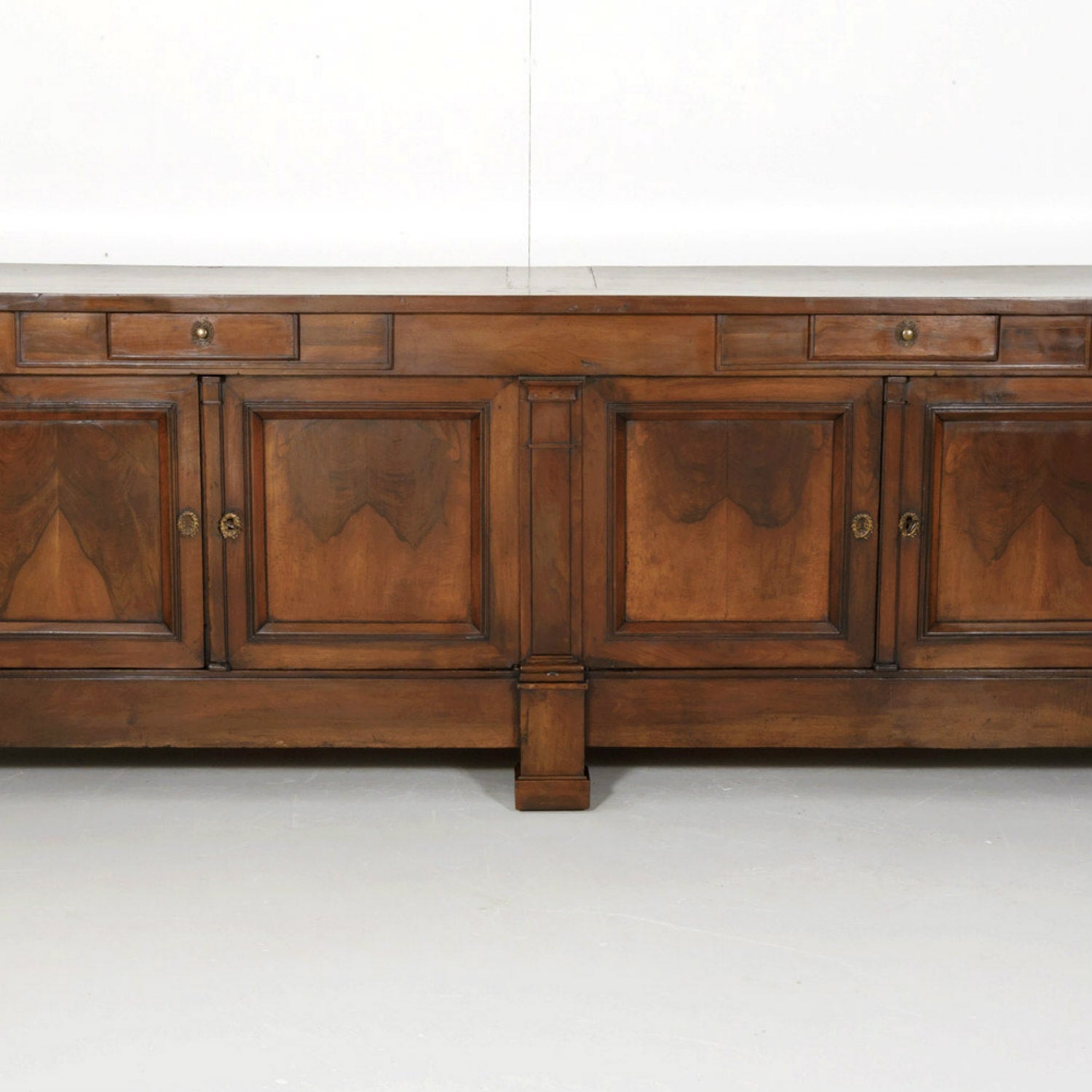18th Century French Directoire Period Walnut Lyonnaise Enfilade Buffet