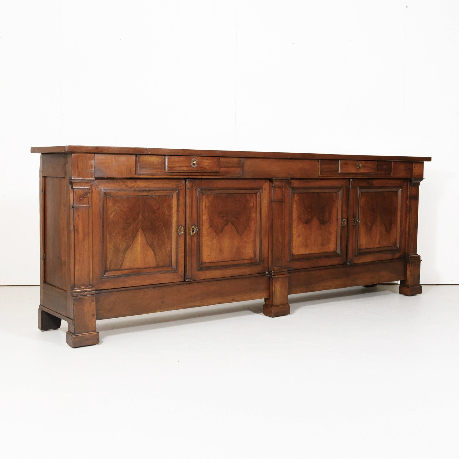 18th Century French Directoire Period Walnut Lyonnaise Enfilade Buffet