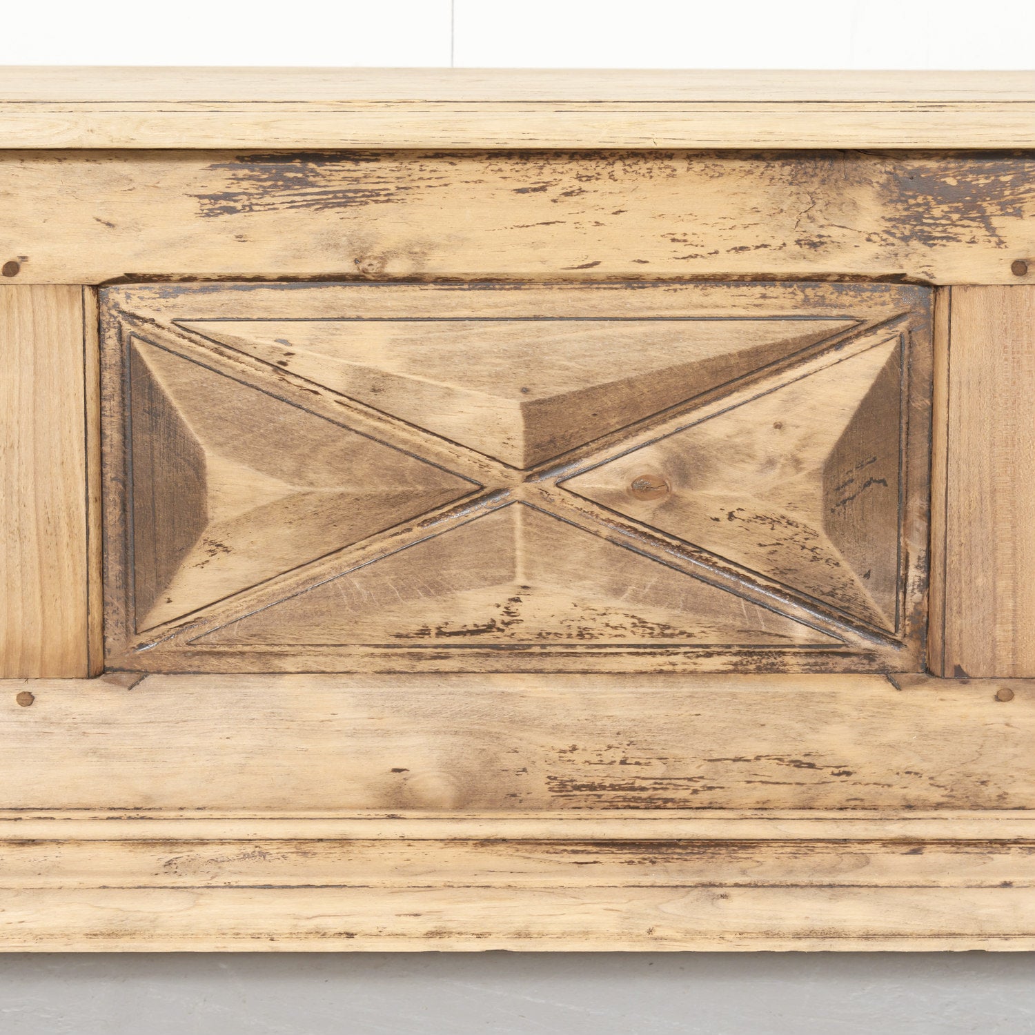 French Louis XIII Style Bleached Oak Coffer or Trunk