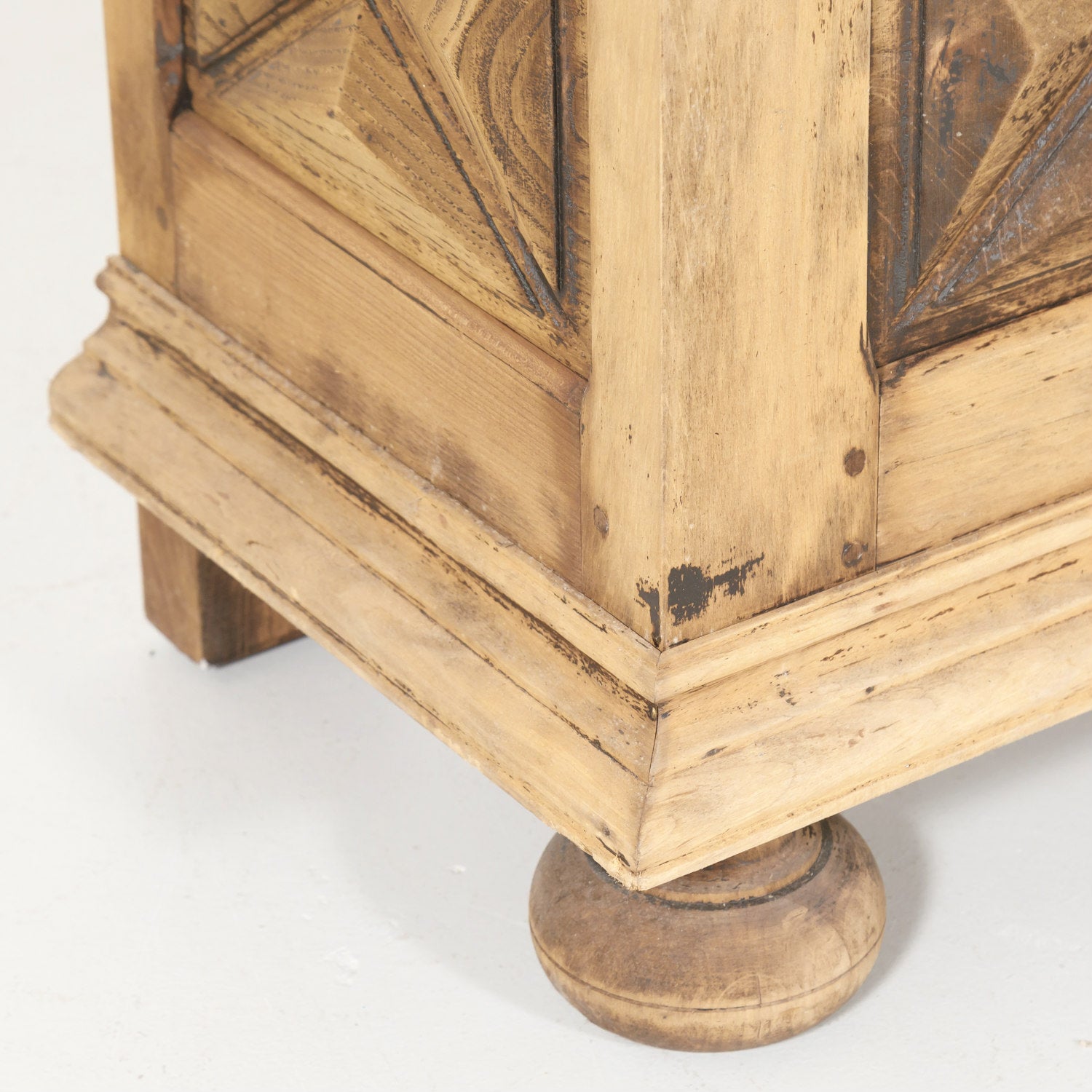 French Louis XIII Style Bleached Oak Coffer or Trunk