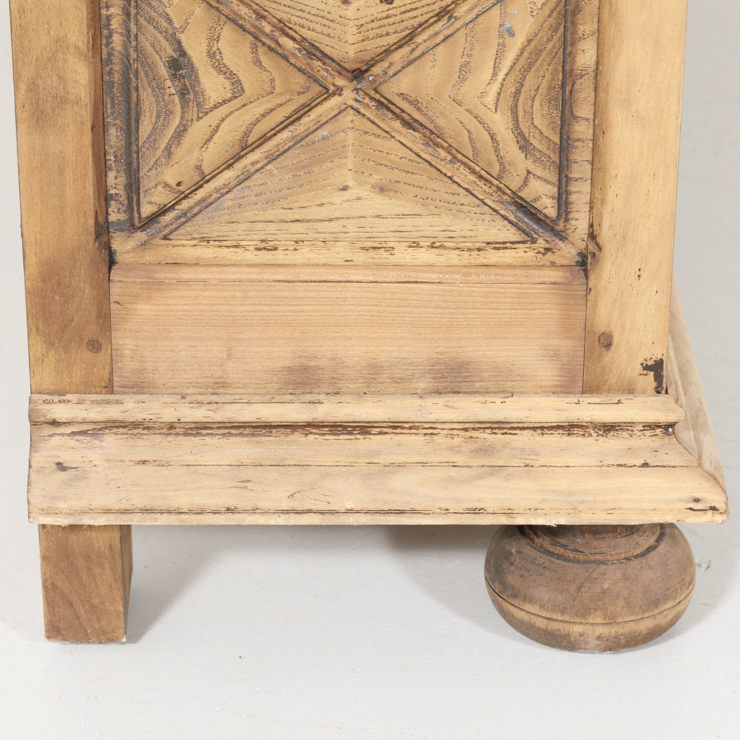 French Louis XIII Style Bleached Oak Coffer or Trunk