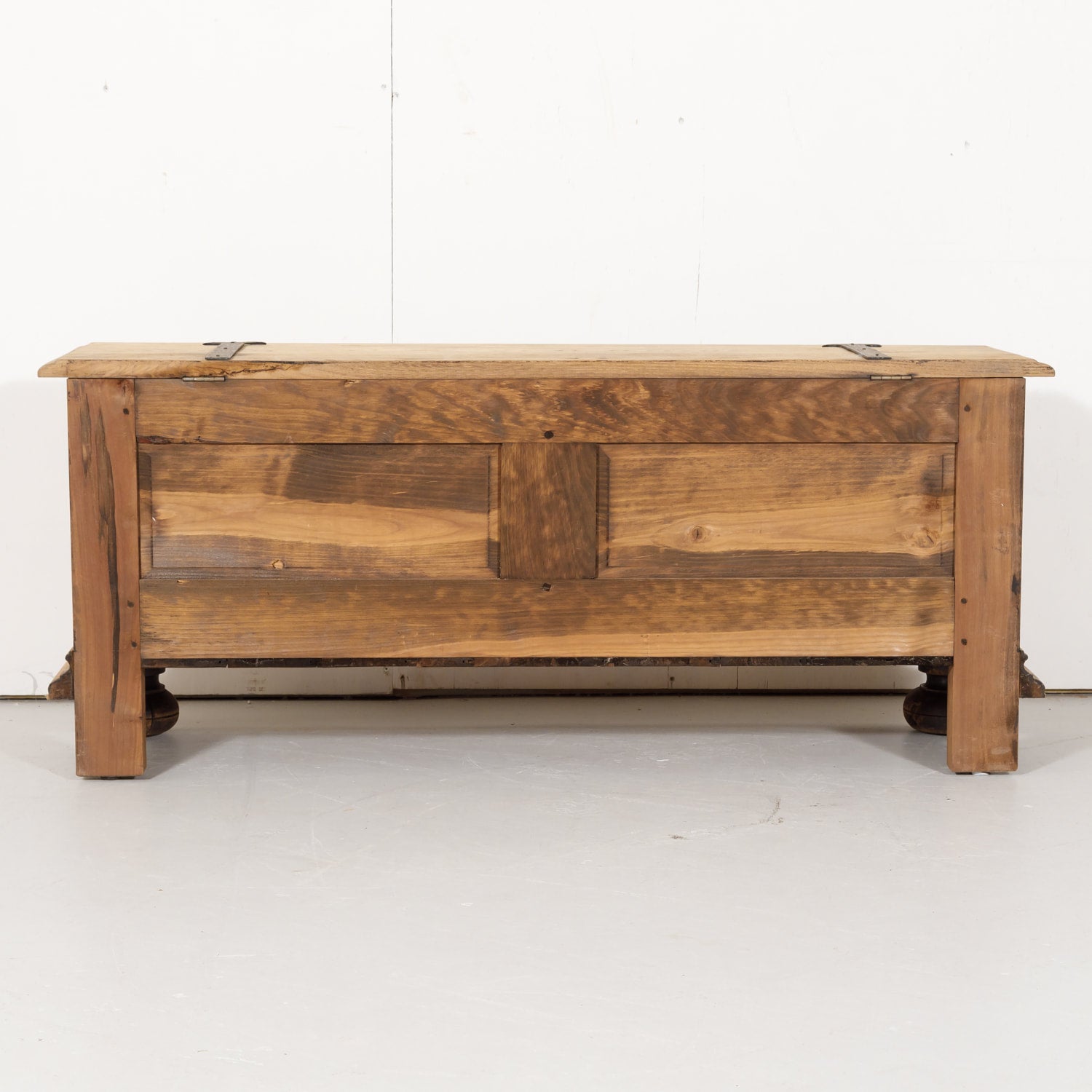 French Louis XIII Style Bleached Oak Coffer or Trunk