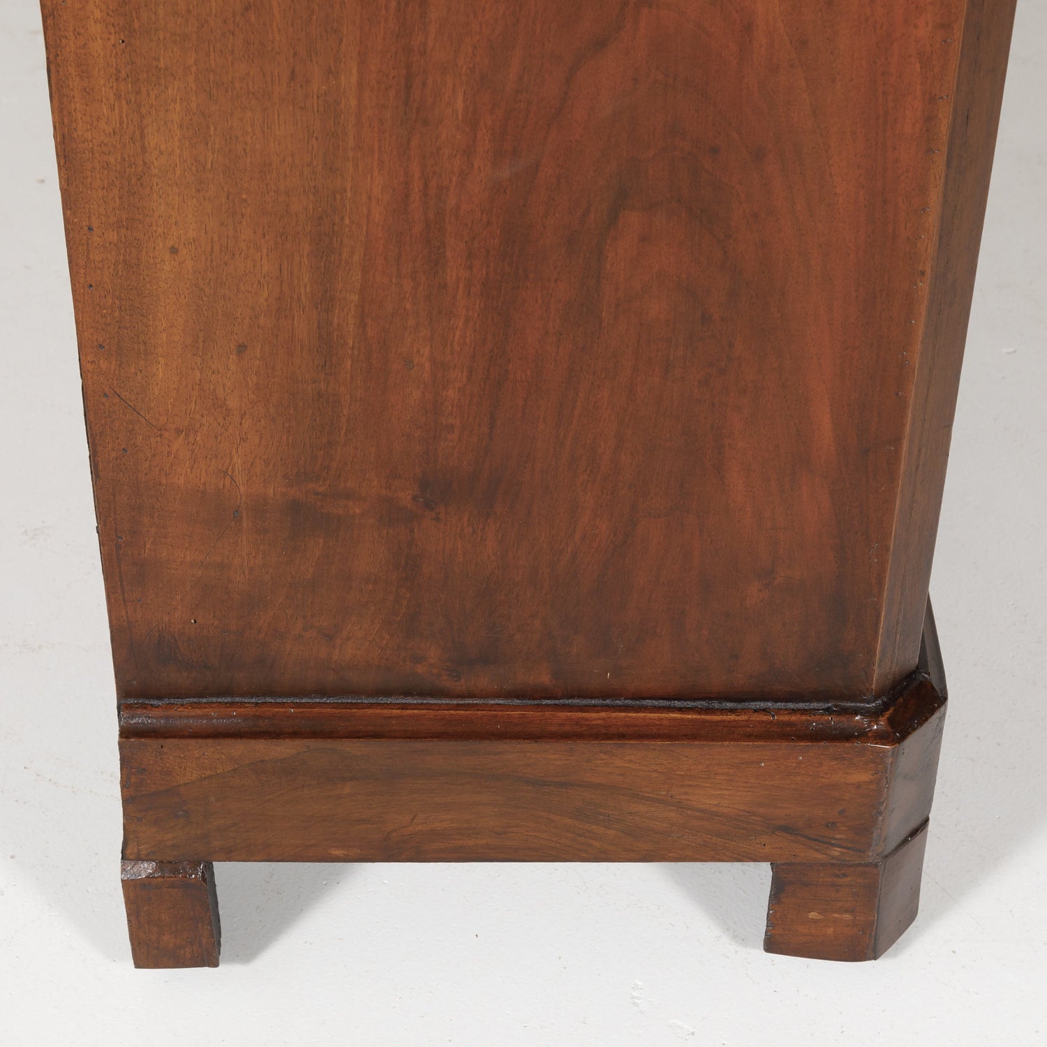 19th Century French Louis Philippe Style Walnut Bibliotheque or Bookcase