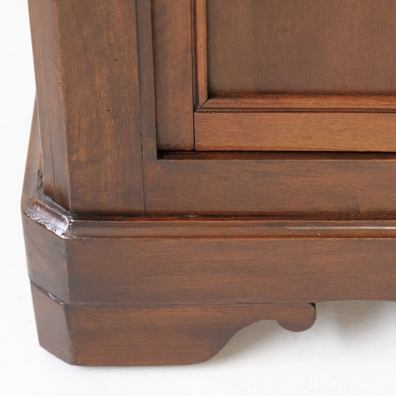 19th Century French Louis Philippe Style Walnut Bibliotheque or Bookcase