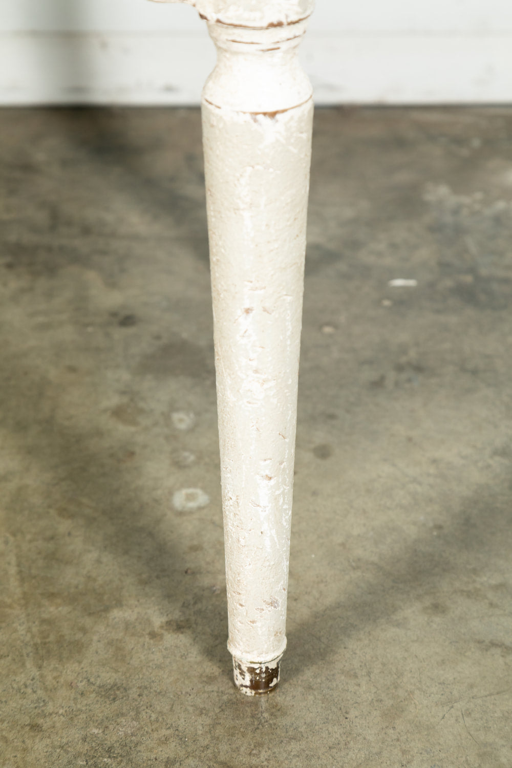 19th Century French Louis XVI Style Painted Petite Commode with Faux Marble Top 