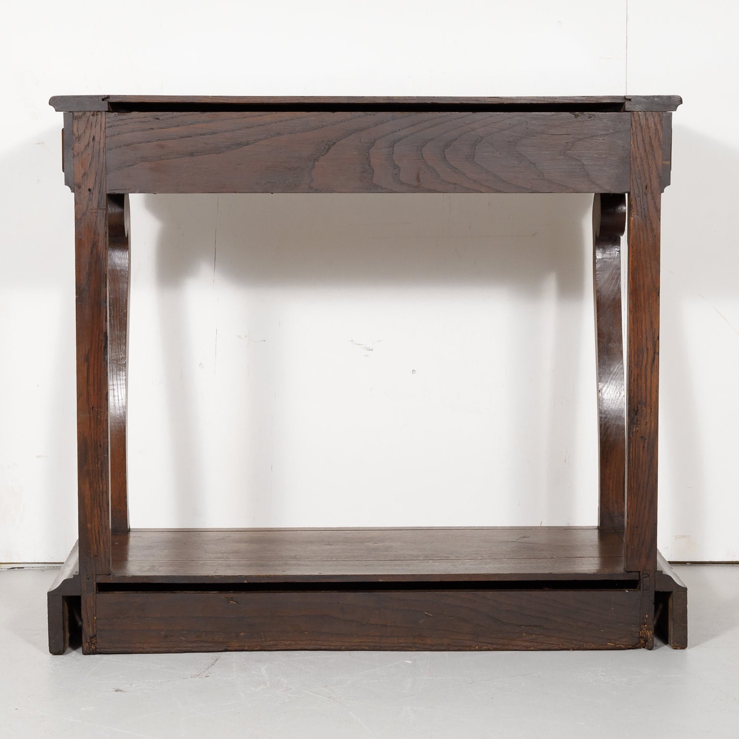20th Century French Art Deco Period Oak Wall Console