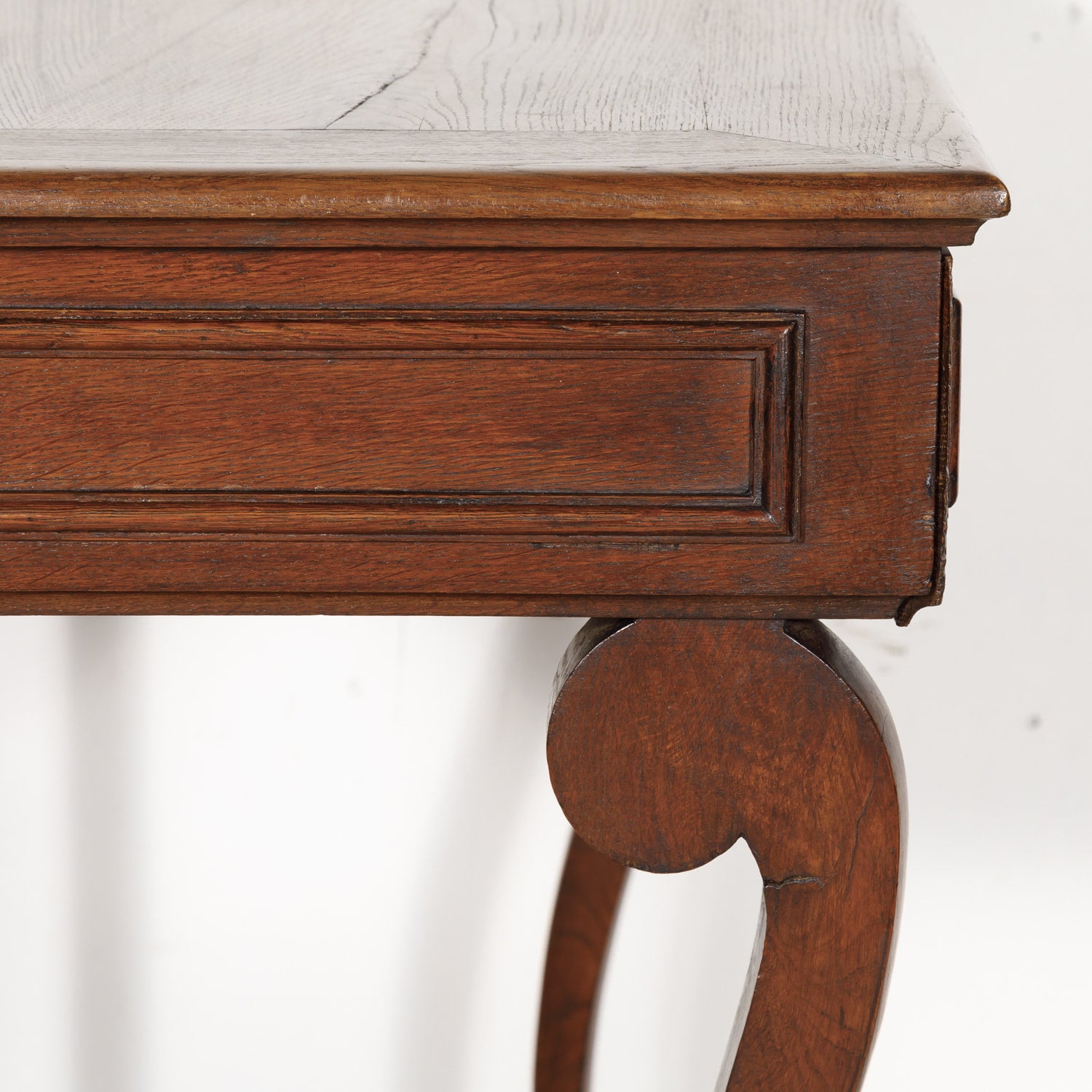 20th Century French Art Deco Period Oak Wall Console