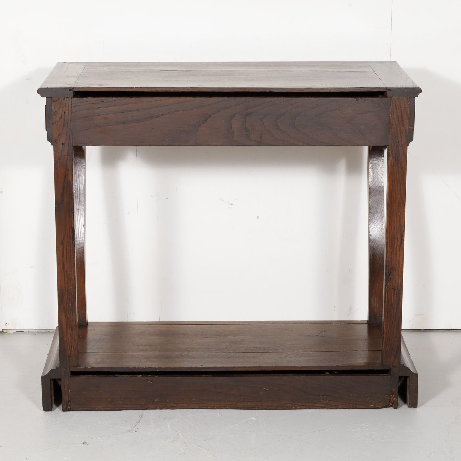 20th Century French Art Deco Period Oak Wall Console