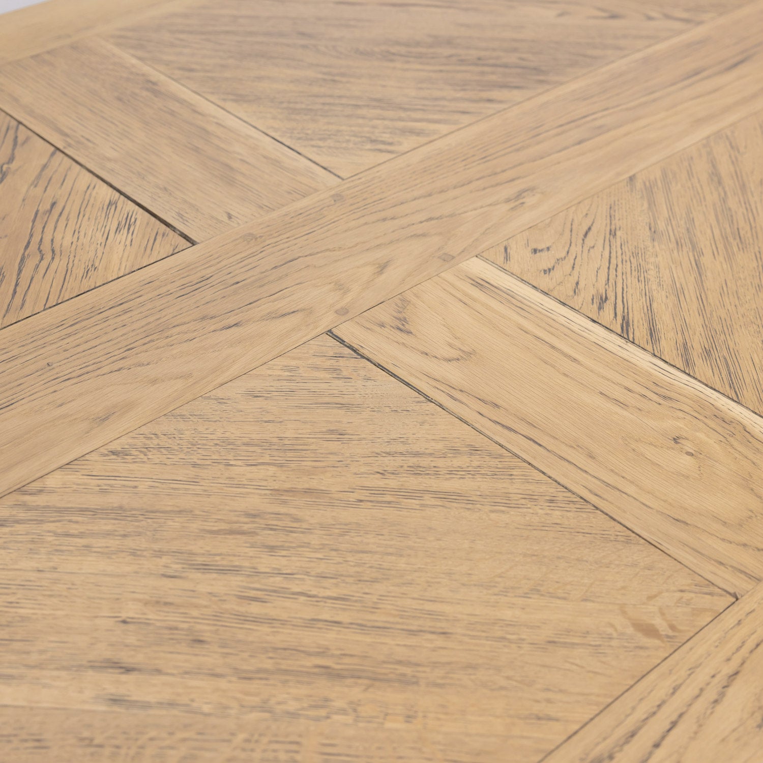 Large Antique French Normandy Bleached Oak Monastery Trestle Table