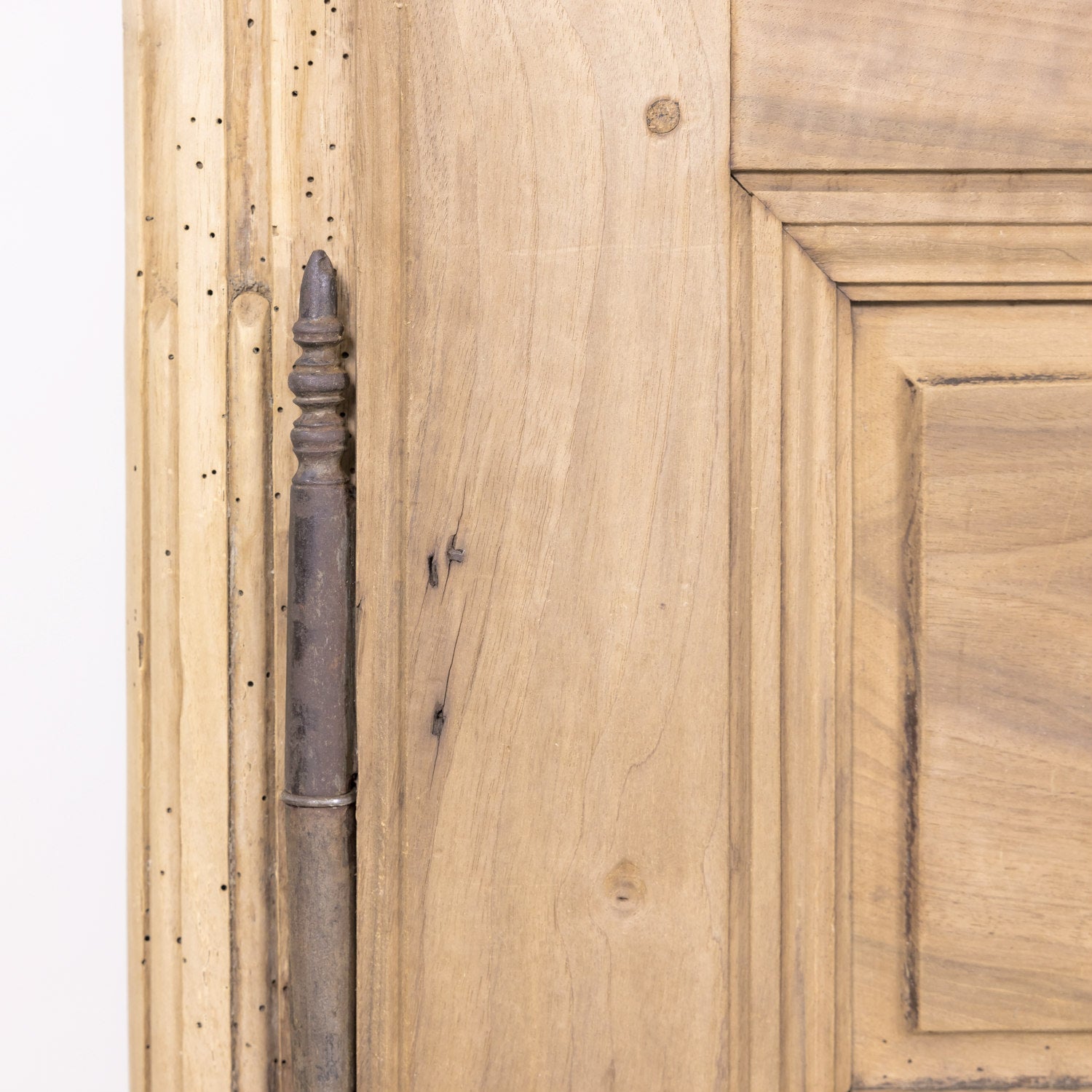 18th Century Bleached French Louis XV-Louis XVI Transition Period Armoire