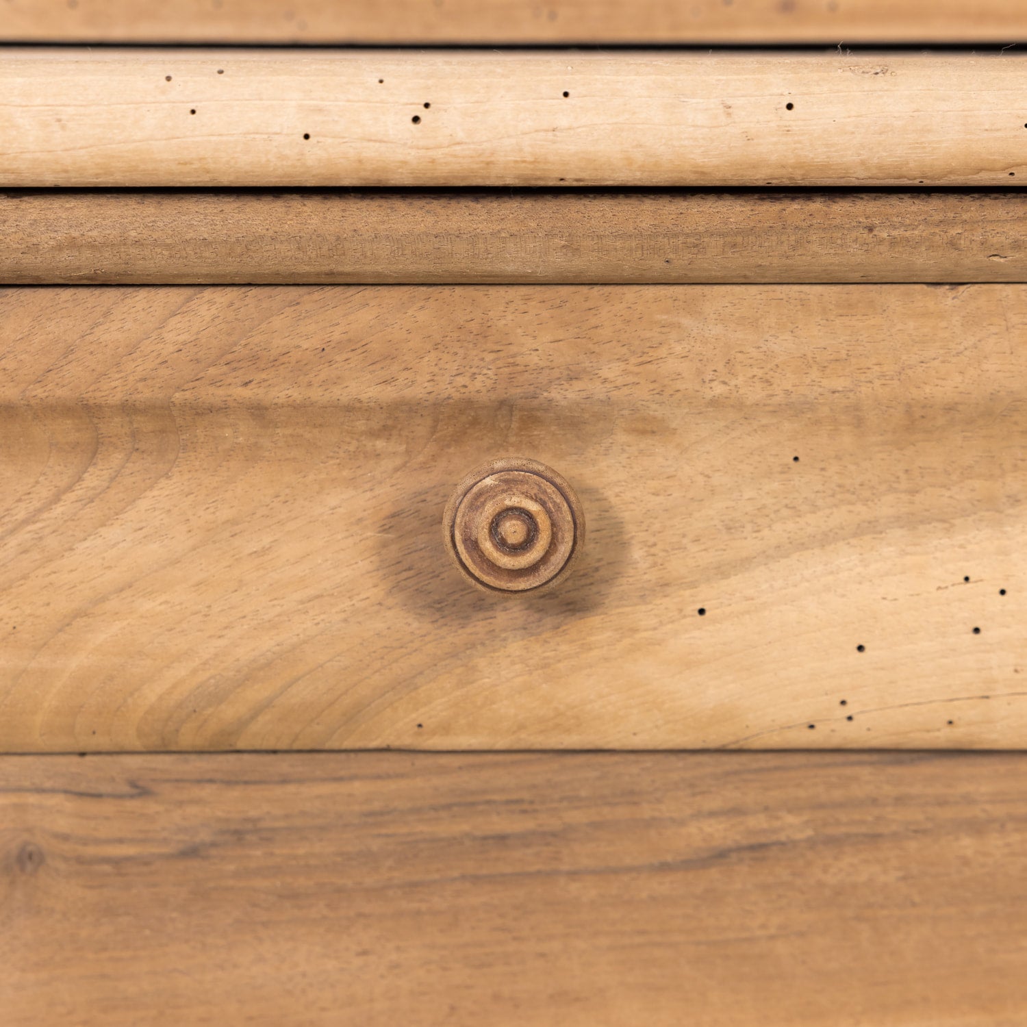 19th Century Louis Philippe Period Bleached Walnut Buffet à Deux Corps