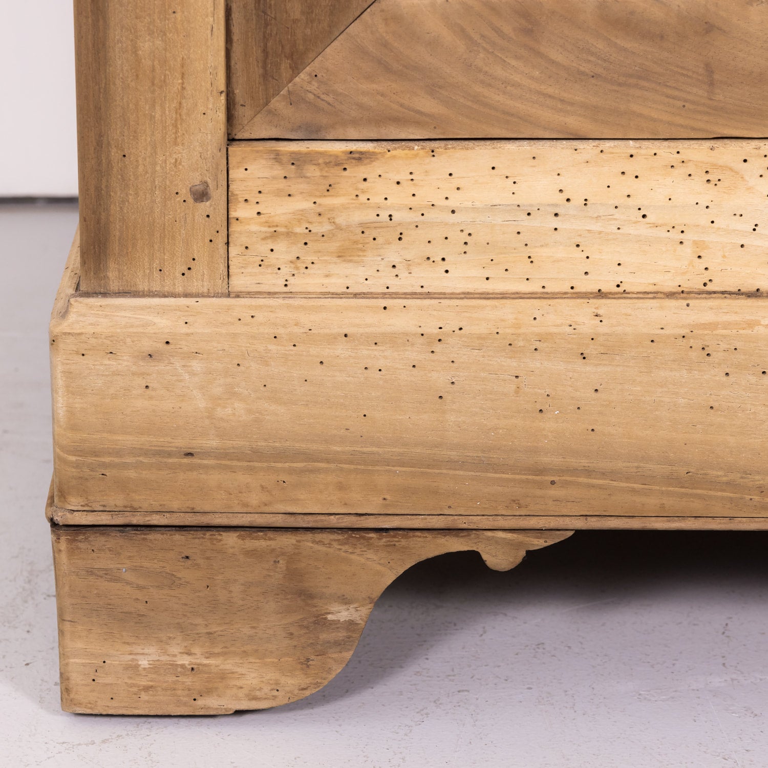 19th Century Louis Philippe Period Bleached Walnut Buffet à Deux Corps