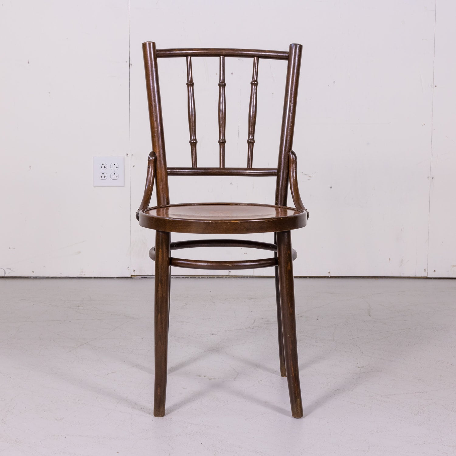 Set of 8 Classic Bentwood Cafe Chairs by Mundus and  J. & J. Kohn