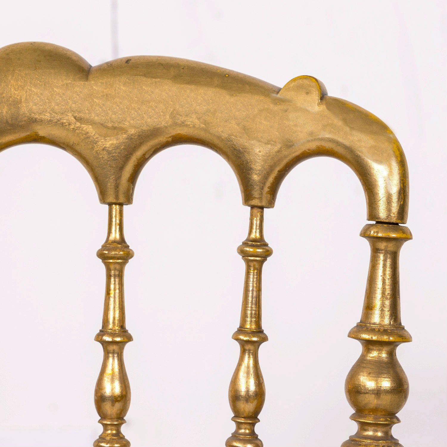 Pair of Antique Napoleon III Style Parisian Giltwood Opera Chairs