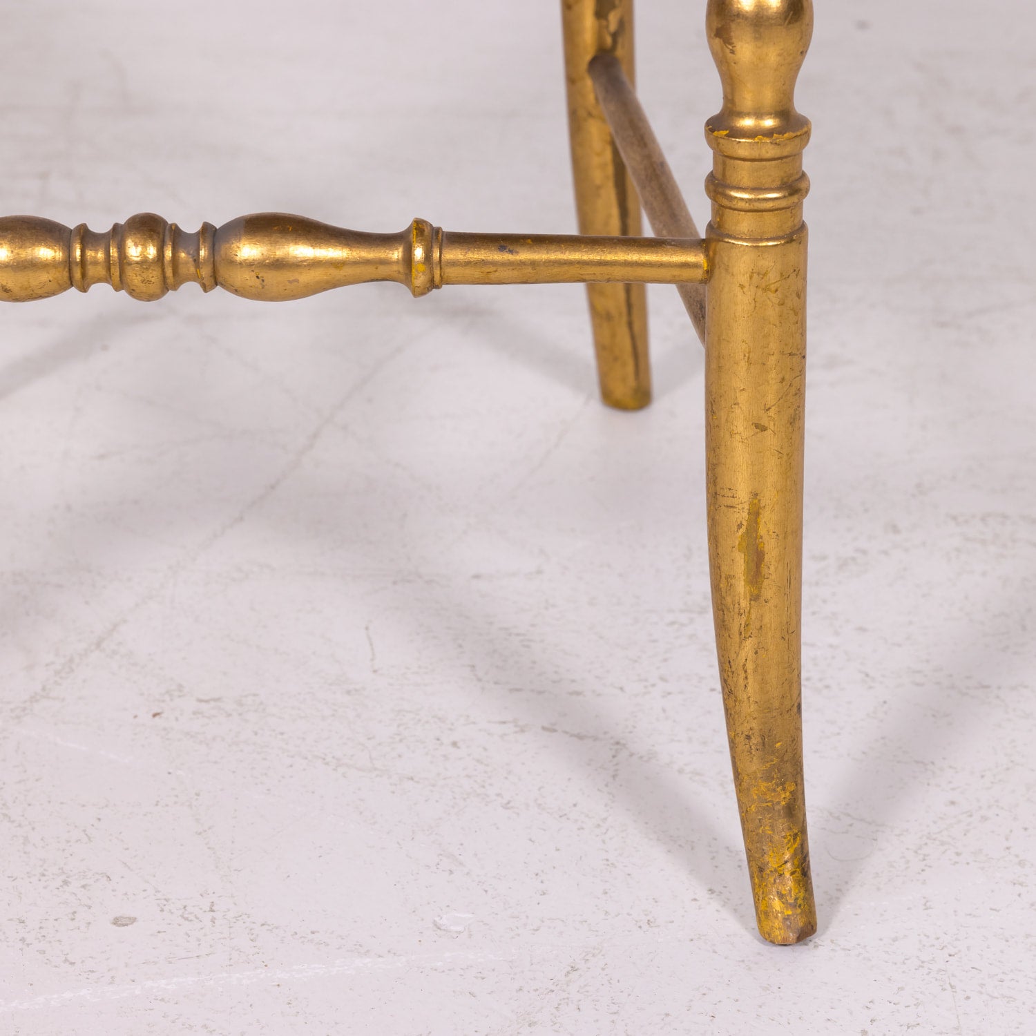 Pair of Antique Napoleon III Style Parisian Giltwood Opera Chairs