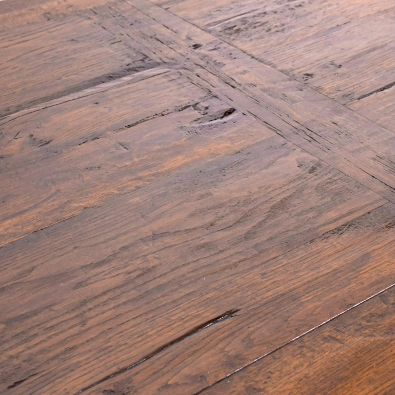 19th Century French Oak Monastery Trestle Dining Table