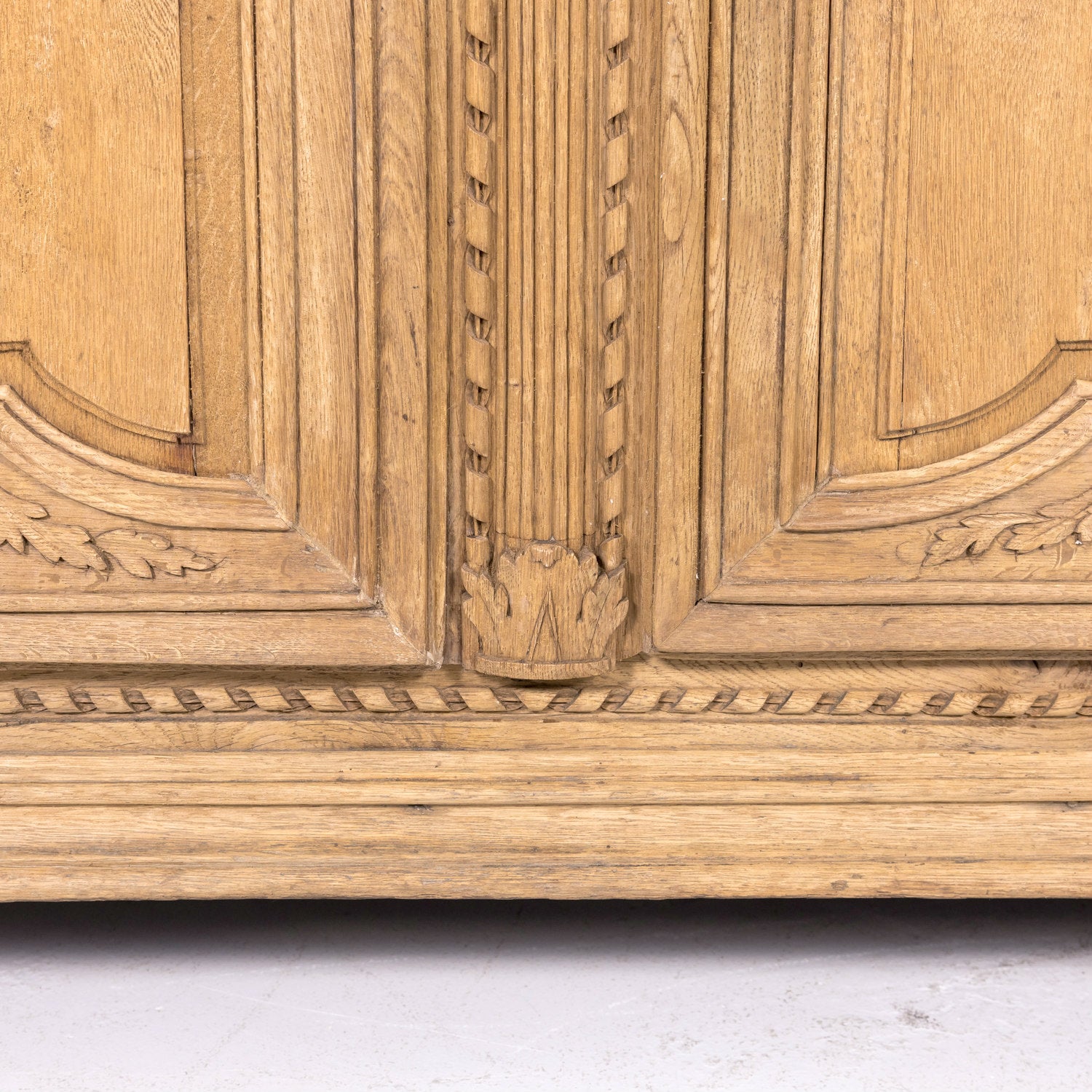 19th Century Country French Louis XIV Style Bleached Wedding Armoire from Normandy