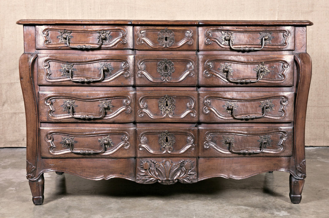 Rare 18th Century Period French Louis XV Commode