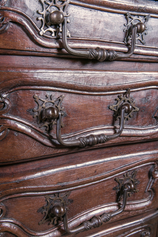 Rare 18th Century Period French Louis XV Commode