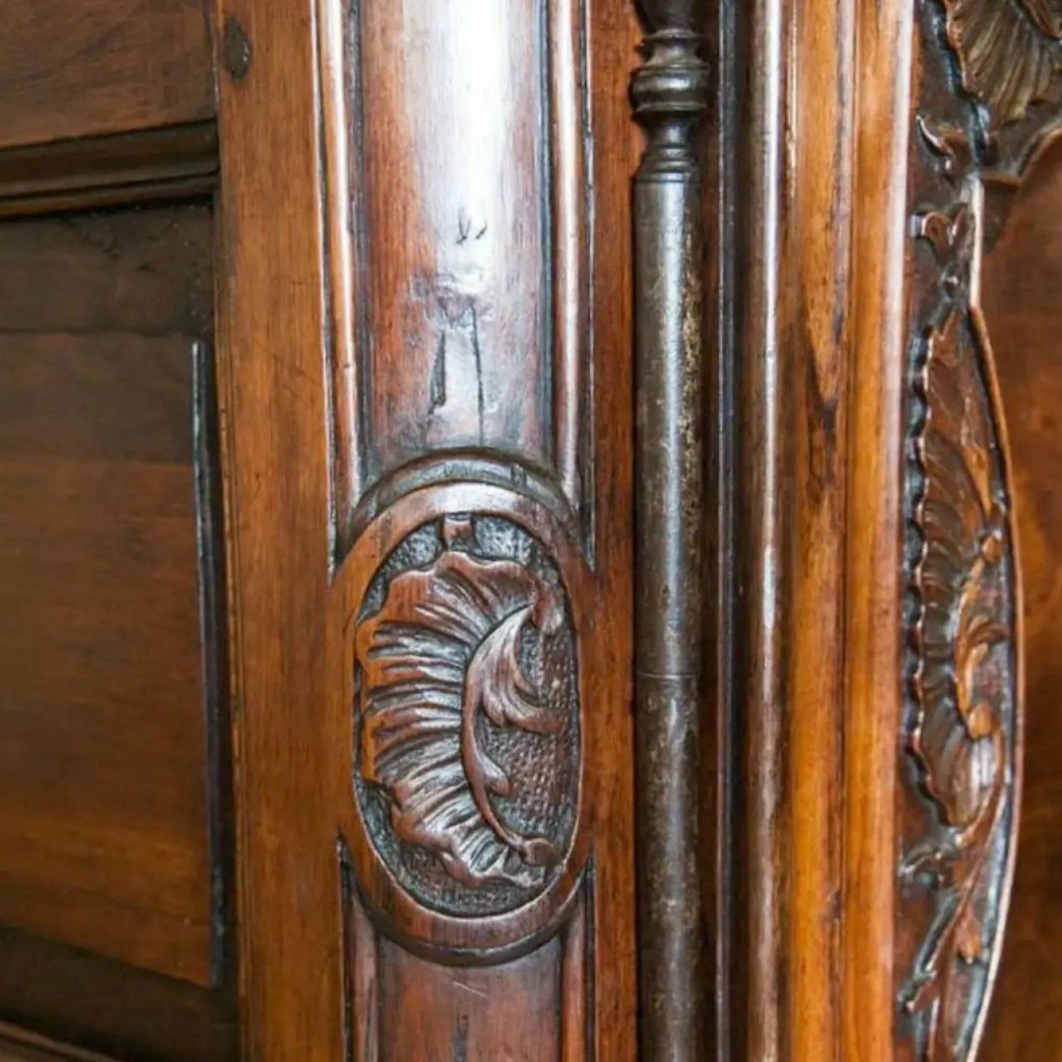 Exceptional 18th Century French Régence Period Walnut Chateau Lyonnaise Armoire