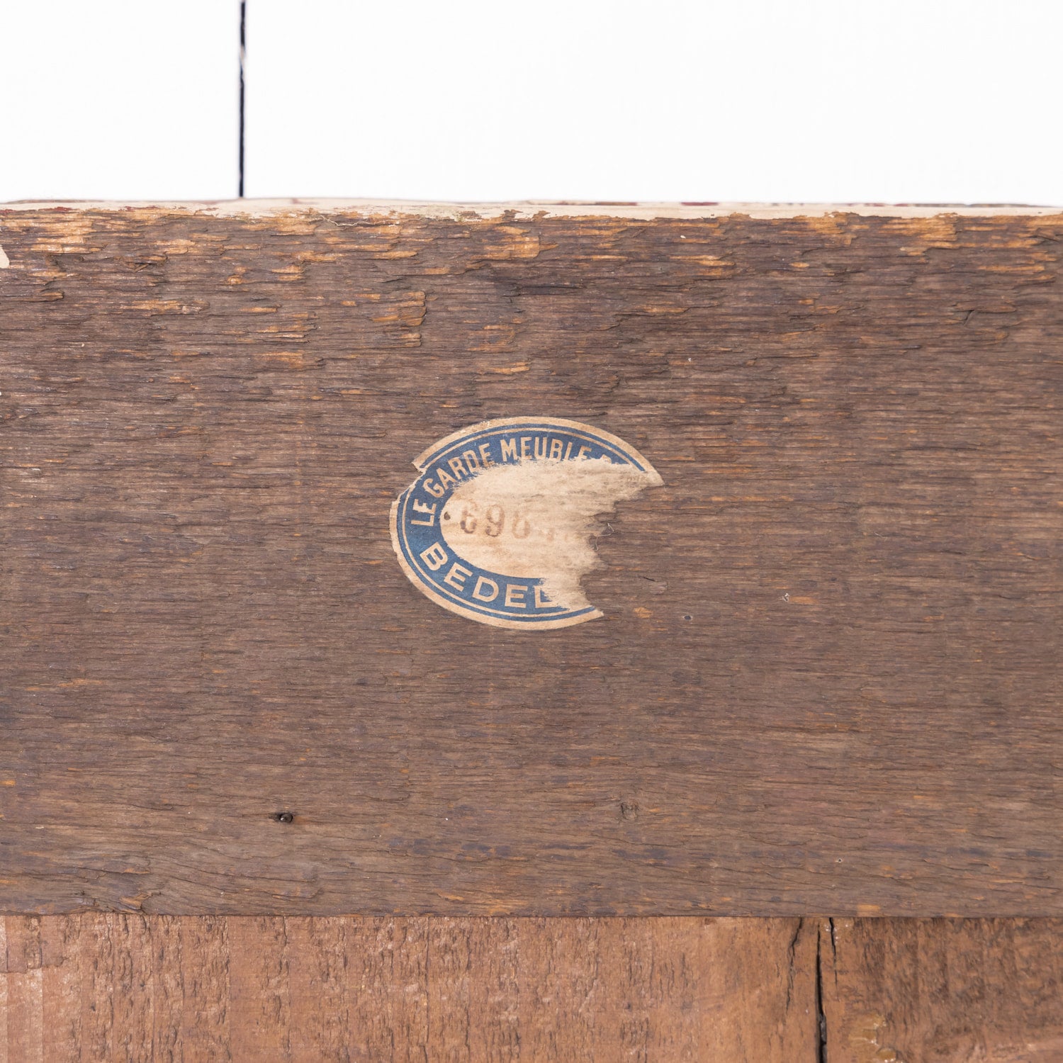 Large 19th Century Louis Philippe Period Giltwood Mirror with Cross Hatch Etching