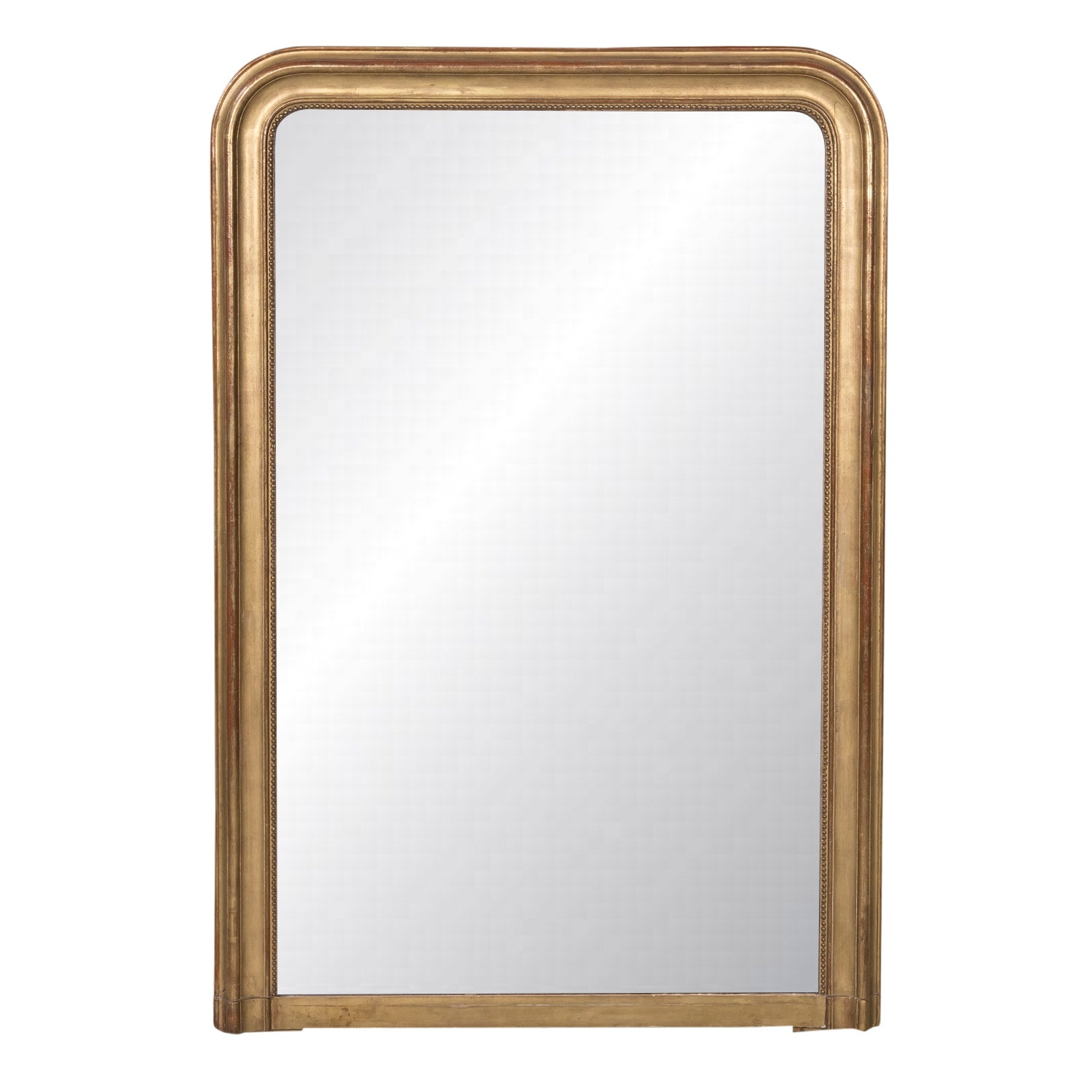 Large 19th Century French Louis Philippe Period Giltwood Mirror