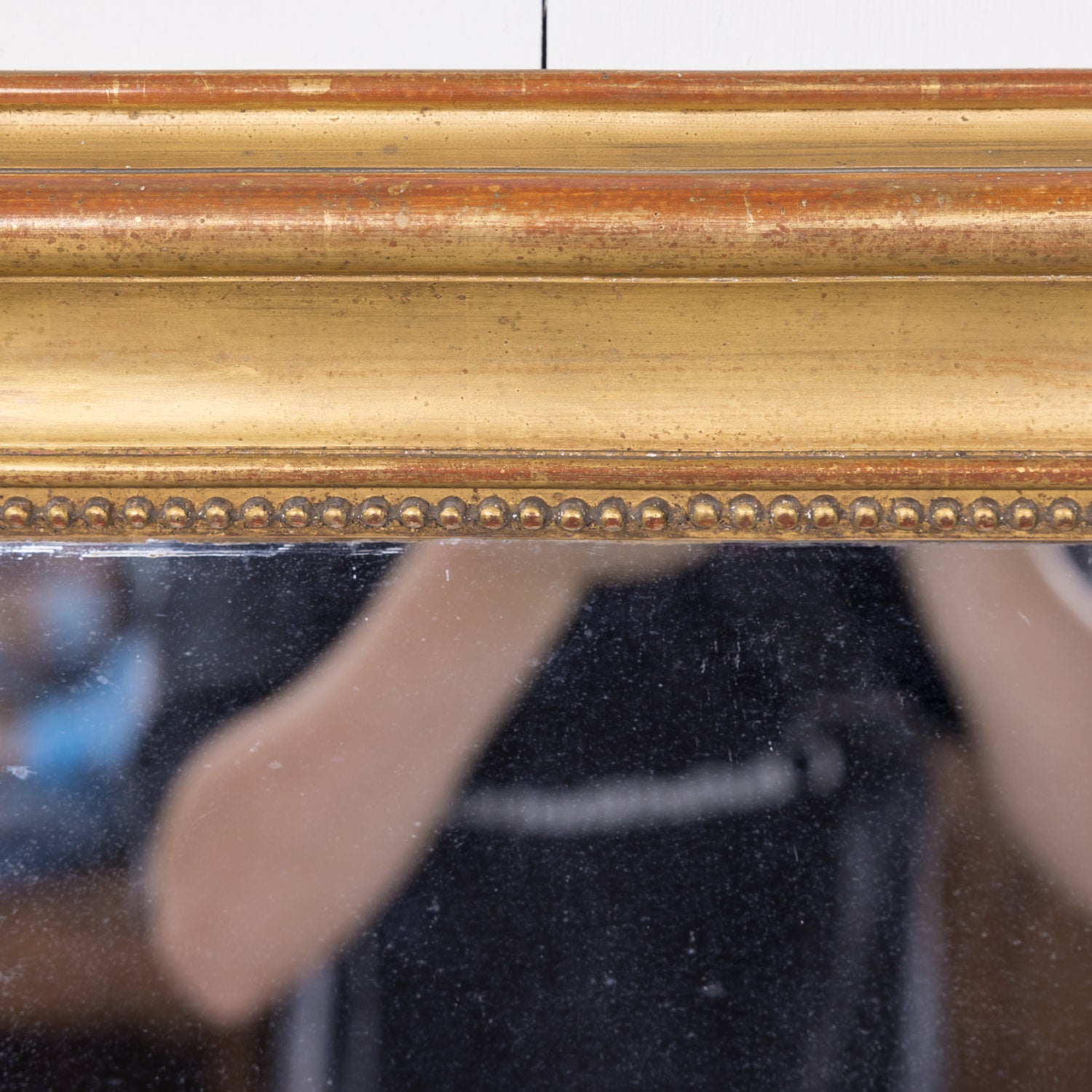 Large 19th Century French Louis Philippe Period Giltwood Mirror