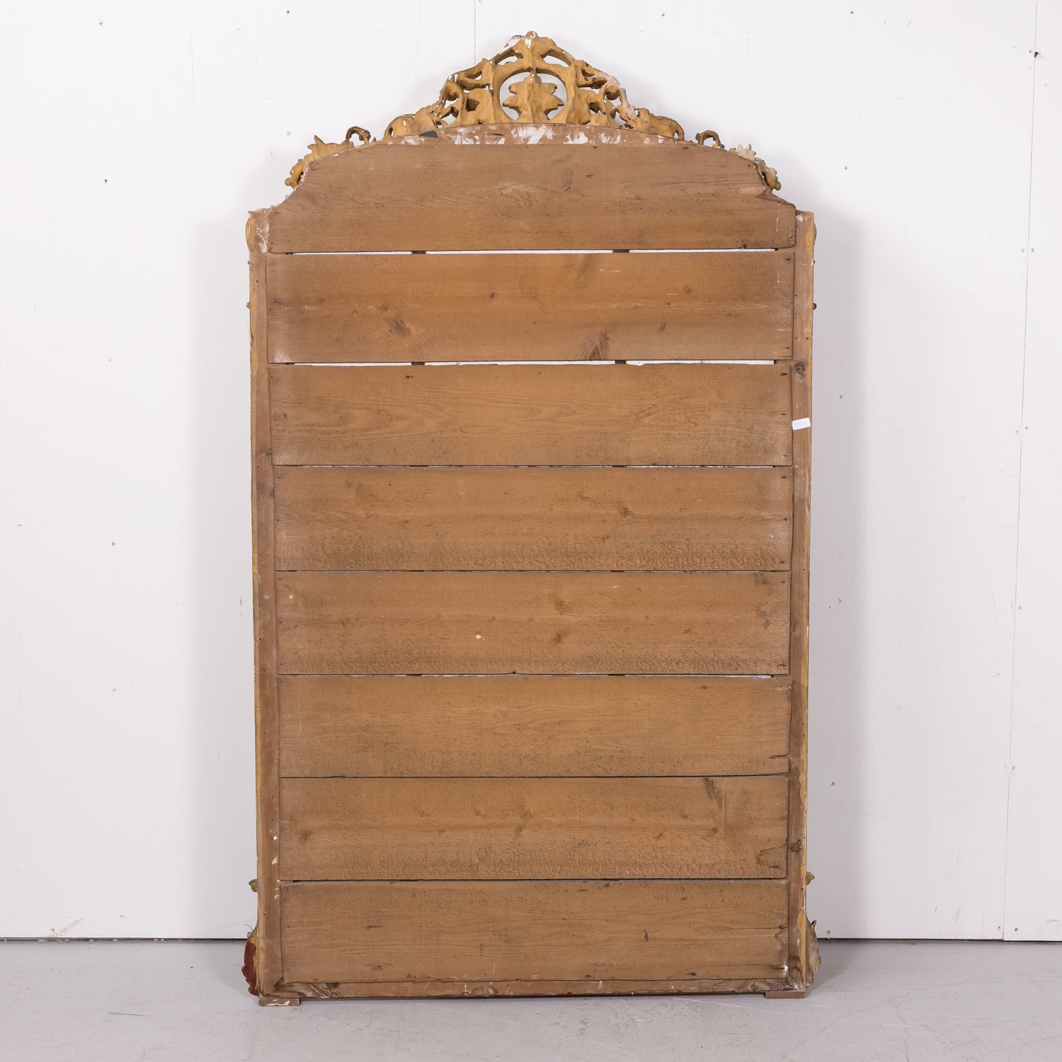 Grand 19th Century Heavily Carved French Louis XV Style Rococo Giltwood Mirror