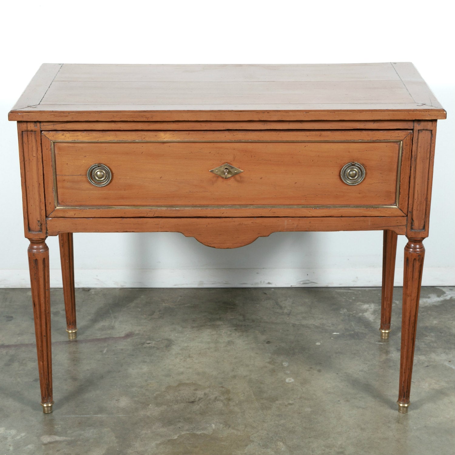 19th Century Petite French Louis XVI Cherry Commode