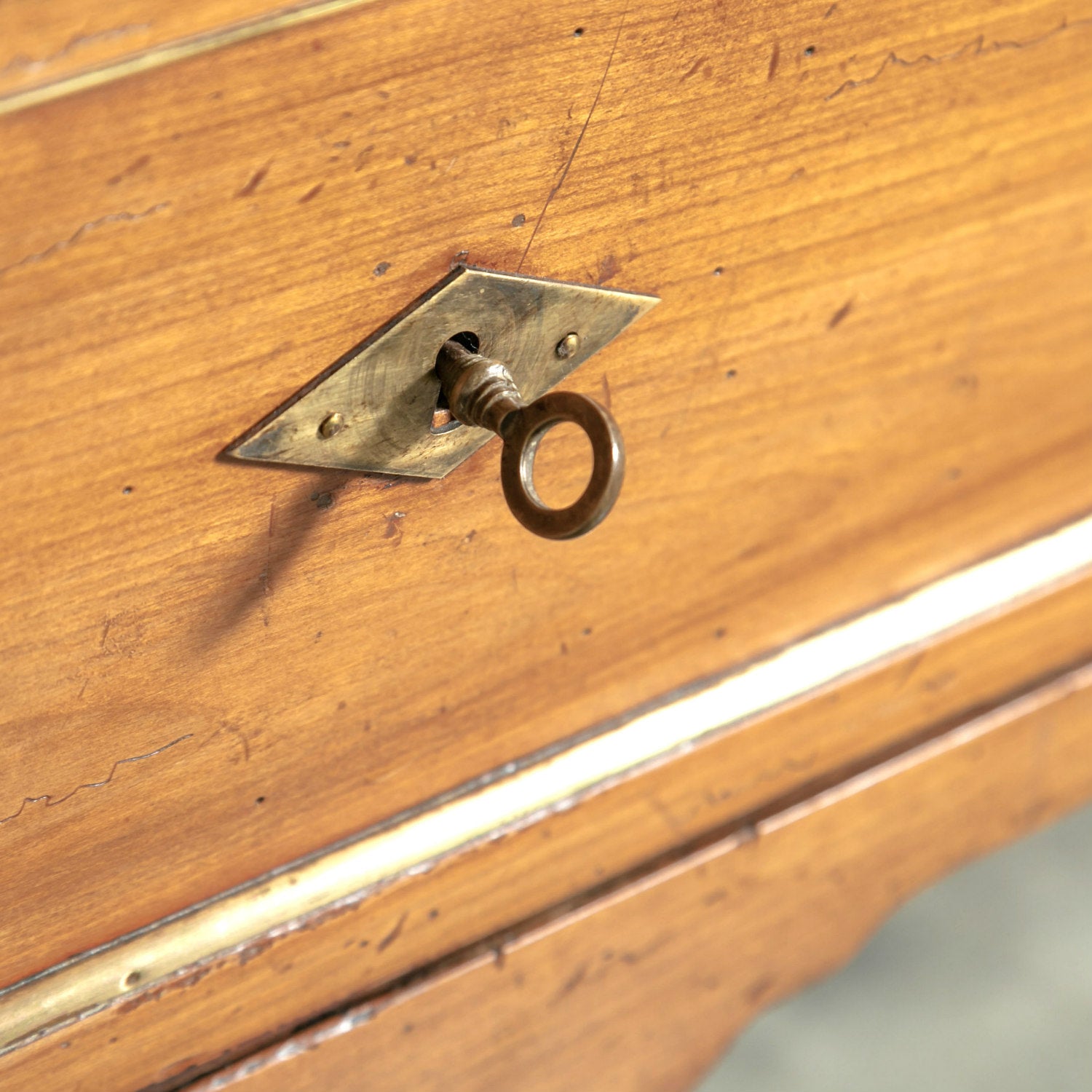 19th Century Petite French Louis XVI Cherry Commode