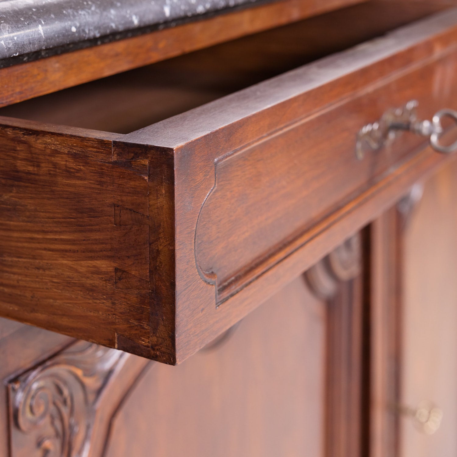 18th Century French Louis XV Period Lyonnaise Buffet de Chasse or Hunting Buffet