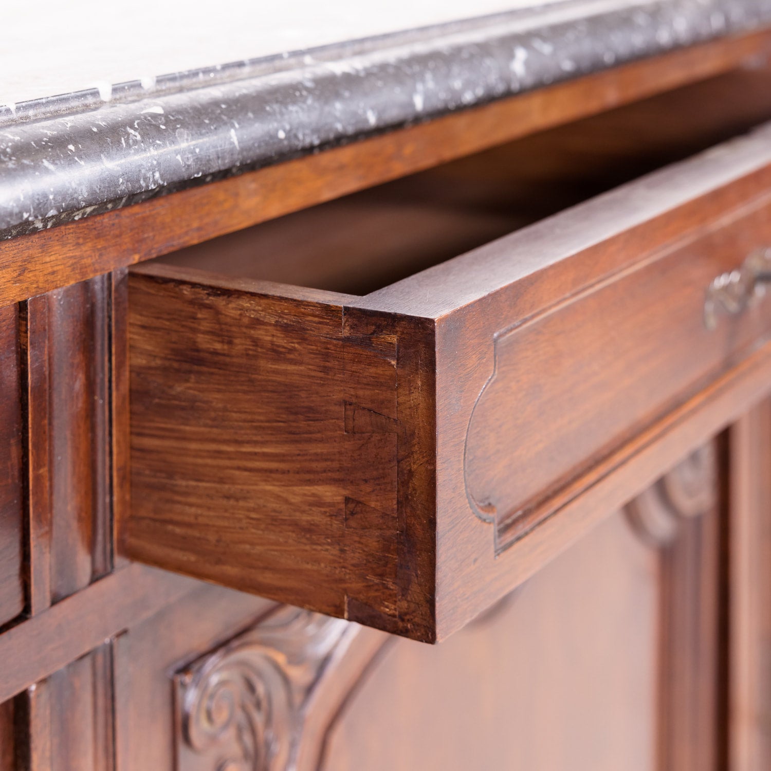 18th Century French Louis XV Period Lyonnaise Buffet de Chasse or Hunting Buffet